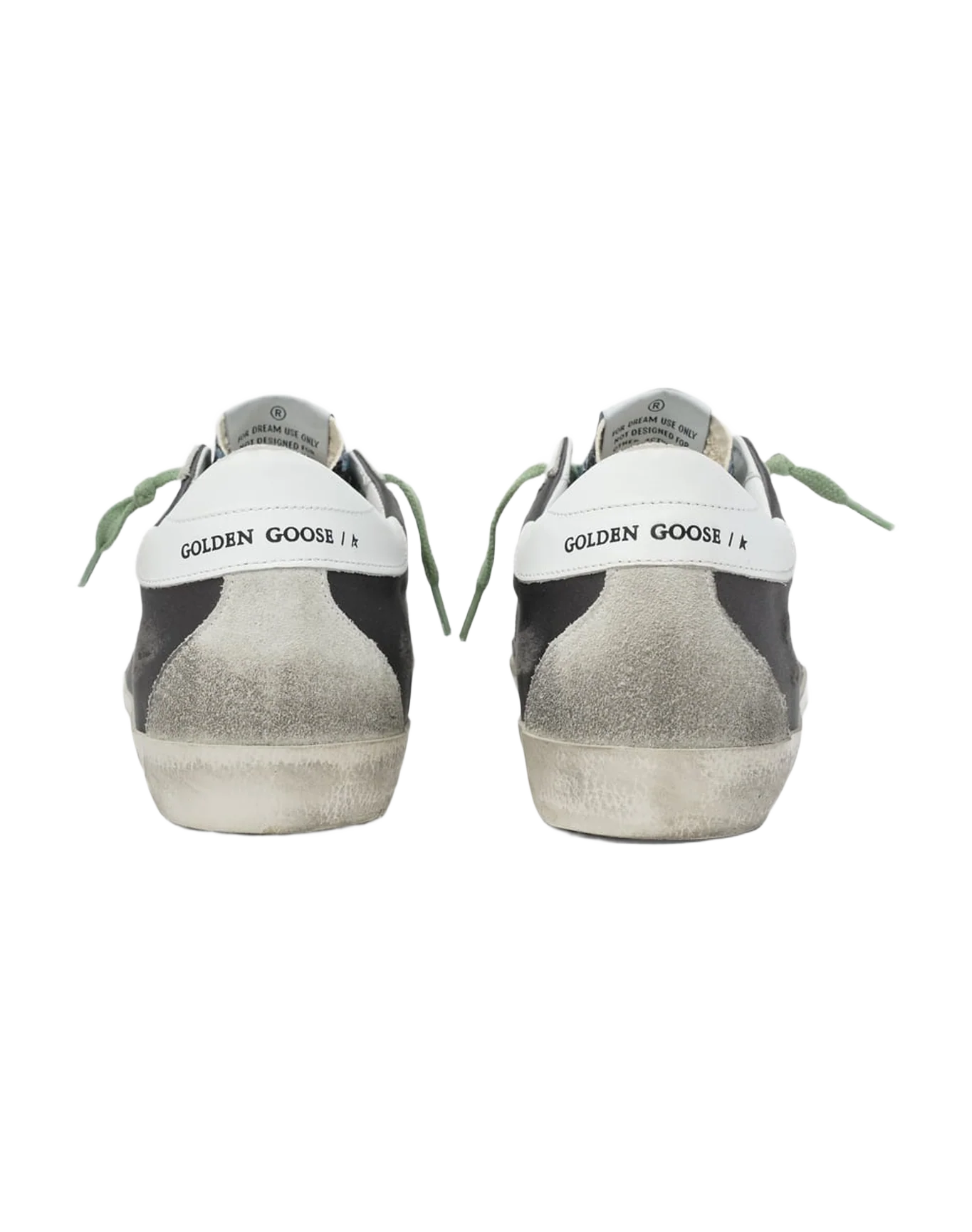 Women | Grey & Python-Print Superstar Sneakers with Glittery Star - Image 4