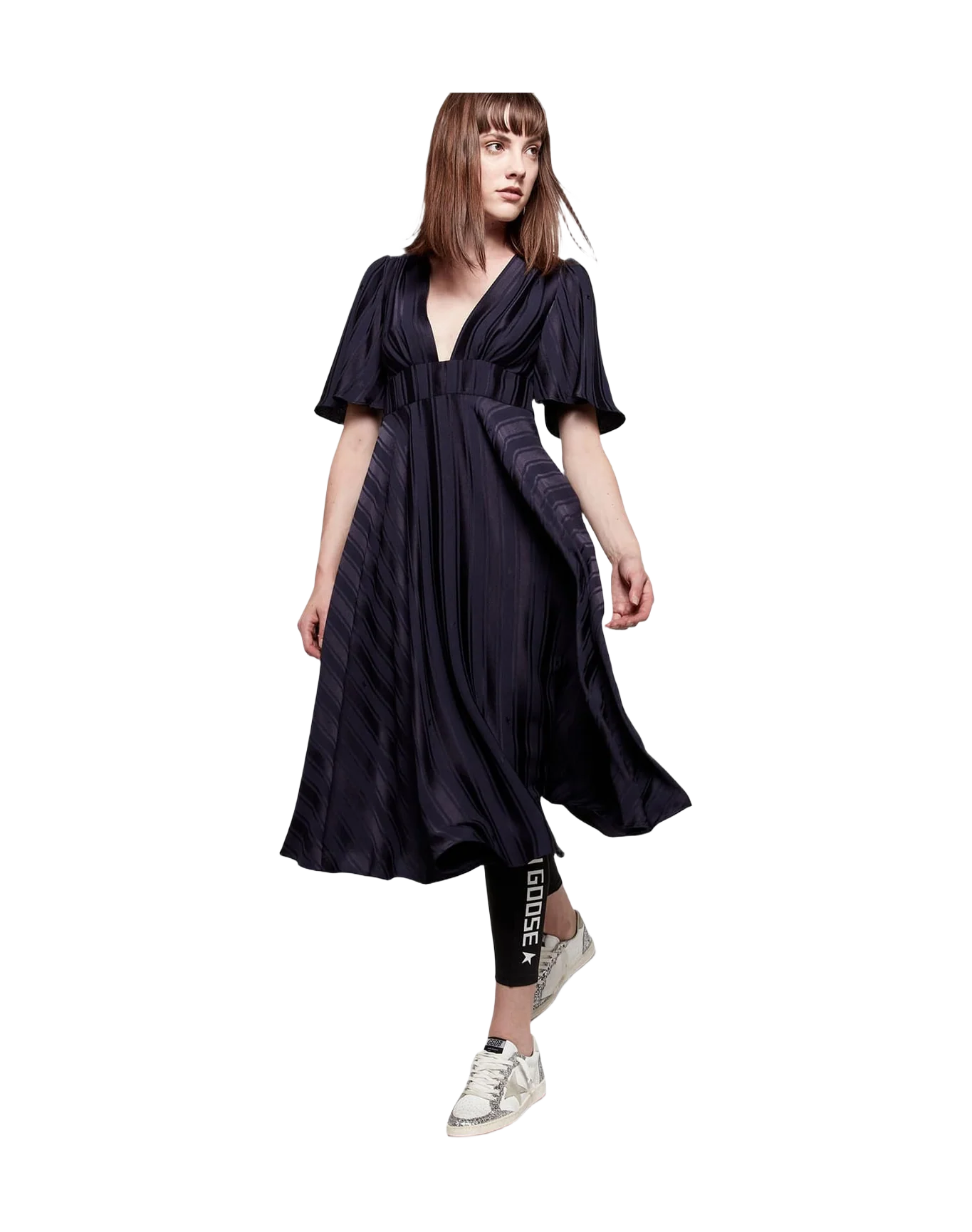 Women | Hana Dress with Belt At The Waist & Ruffles On The Back - Image 5