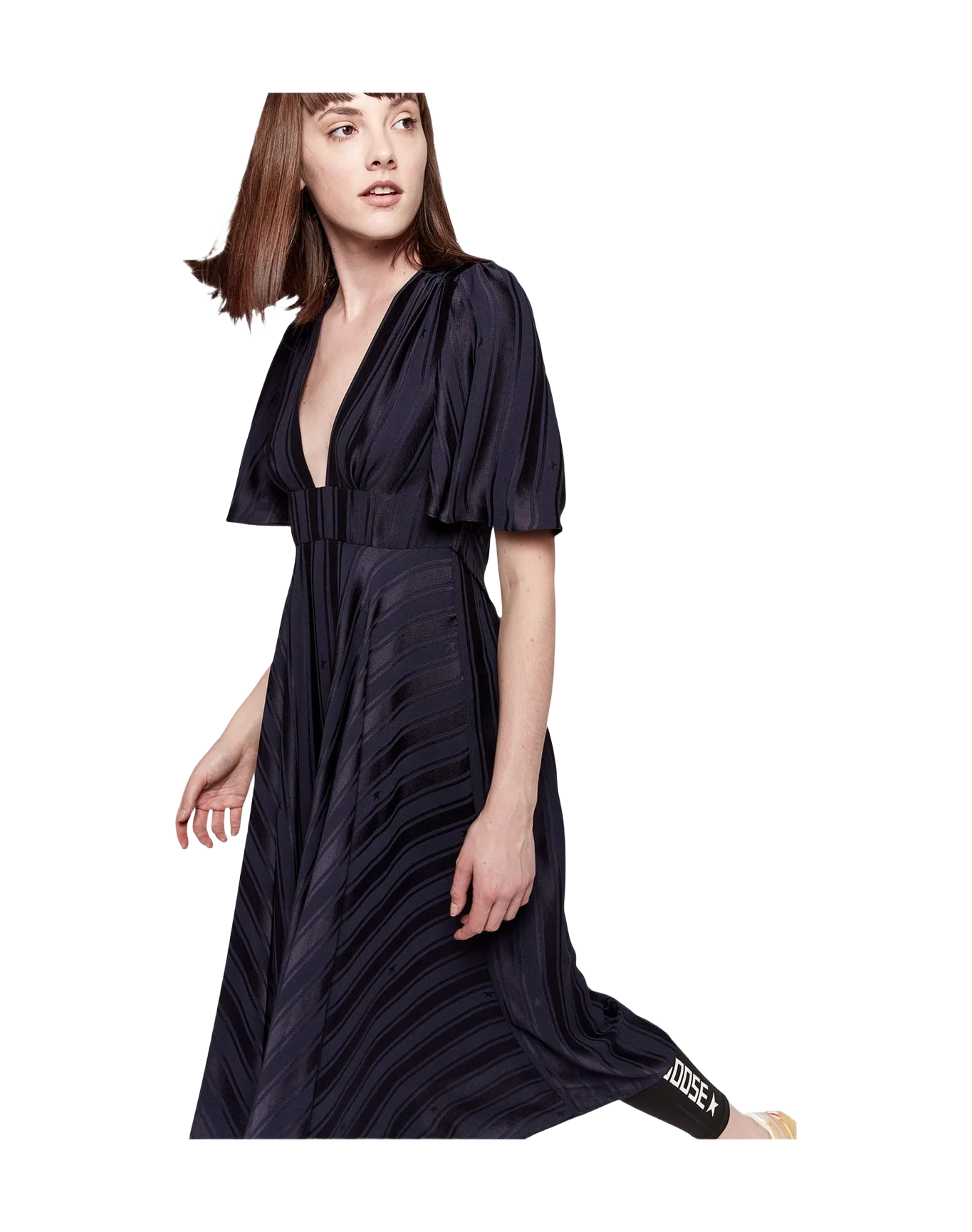 Women | Hana Dress with Belt At The Waist & Ruffles On The Back - Image 7