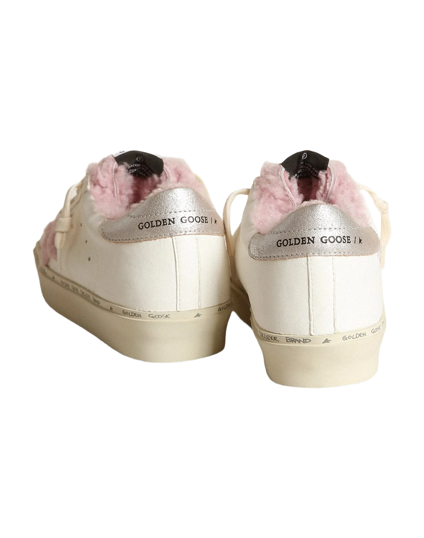 Women | Hi Star White Nappa with Pink Shearling Star & Lining | White x Ice x Antique Pink x Nude - Image 6