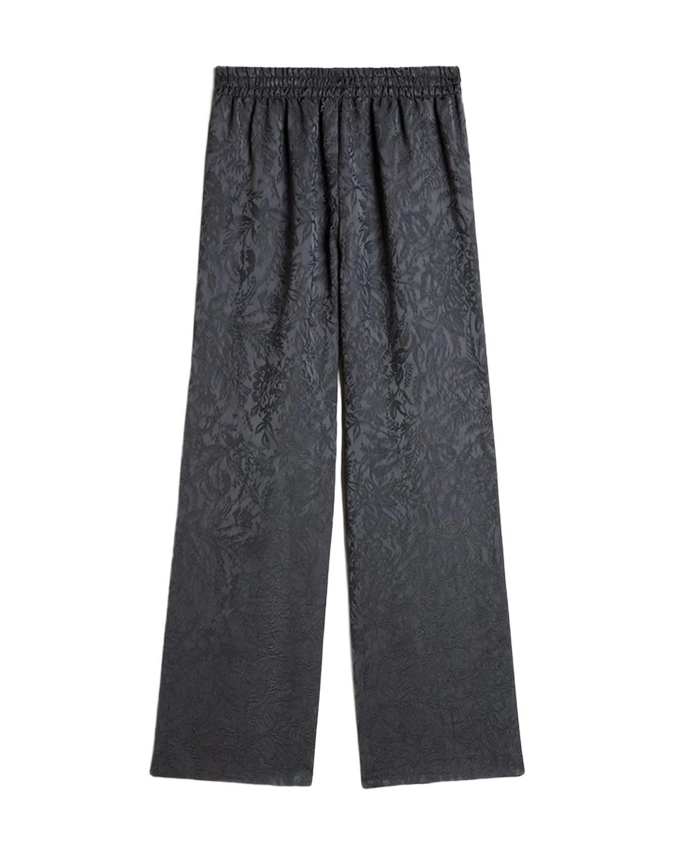 Women | Jacquard Pants with All-Over Toile De Jouy Pattern | Ombre Blue - Image 5