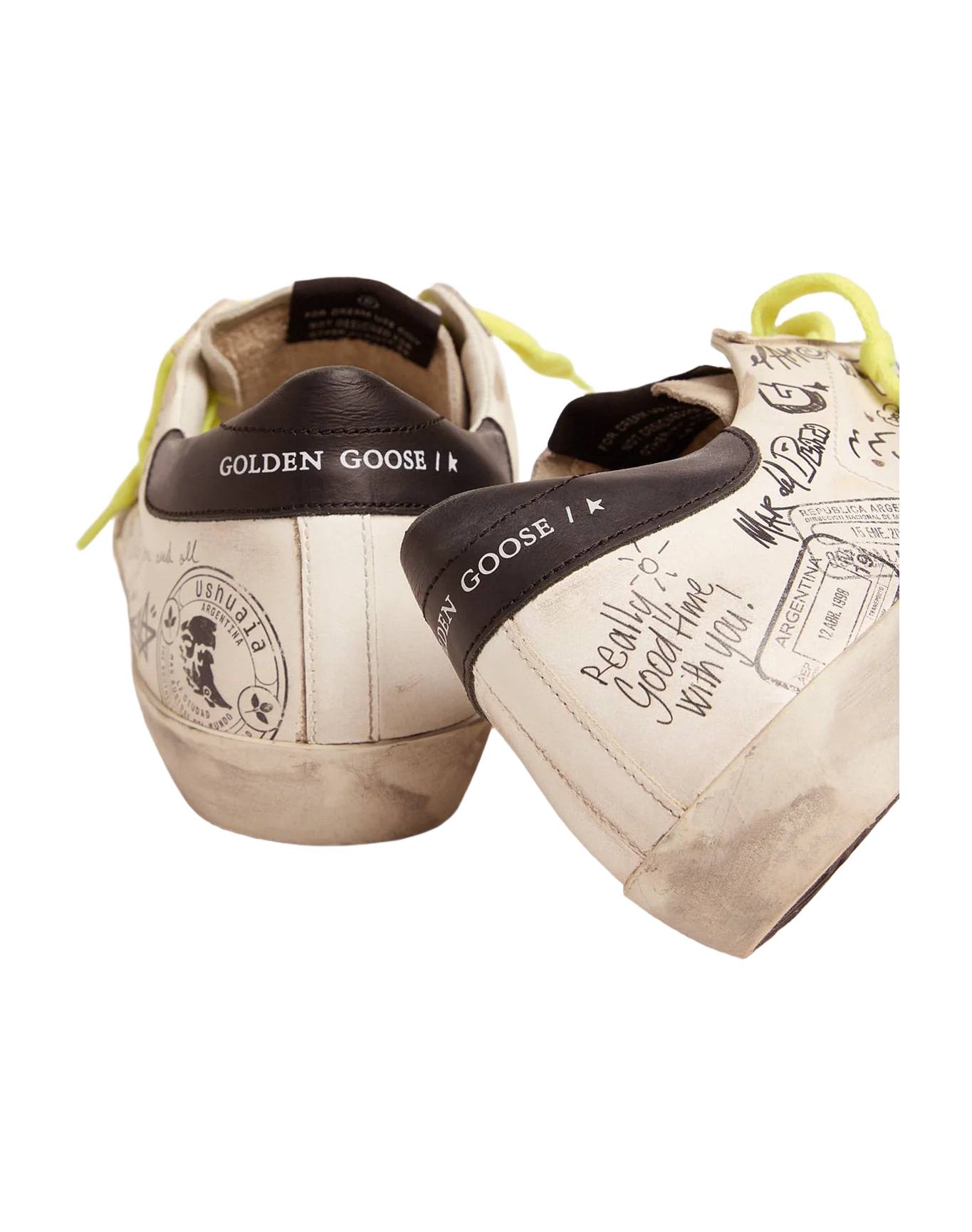 Women | Journey Super-Star Sneakers with Graffiti | White x Ice x Black - Image 2