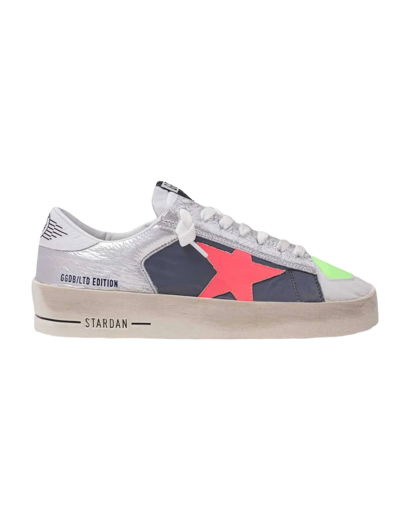 Women | Lab Patchwork Stardan Sneakers with Fuchsia Star - Image 4