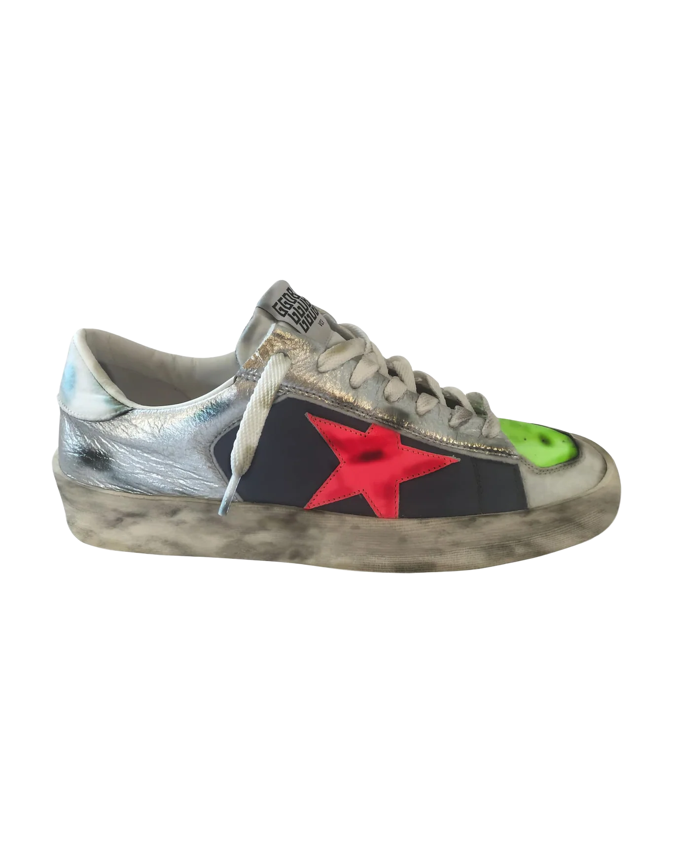 Women | Lab Patchwork Stardan Sneakers with Fuchsia Star - Image 5