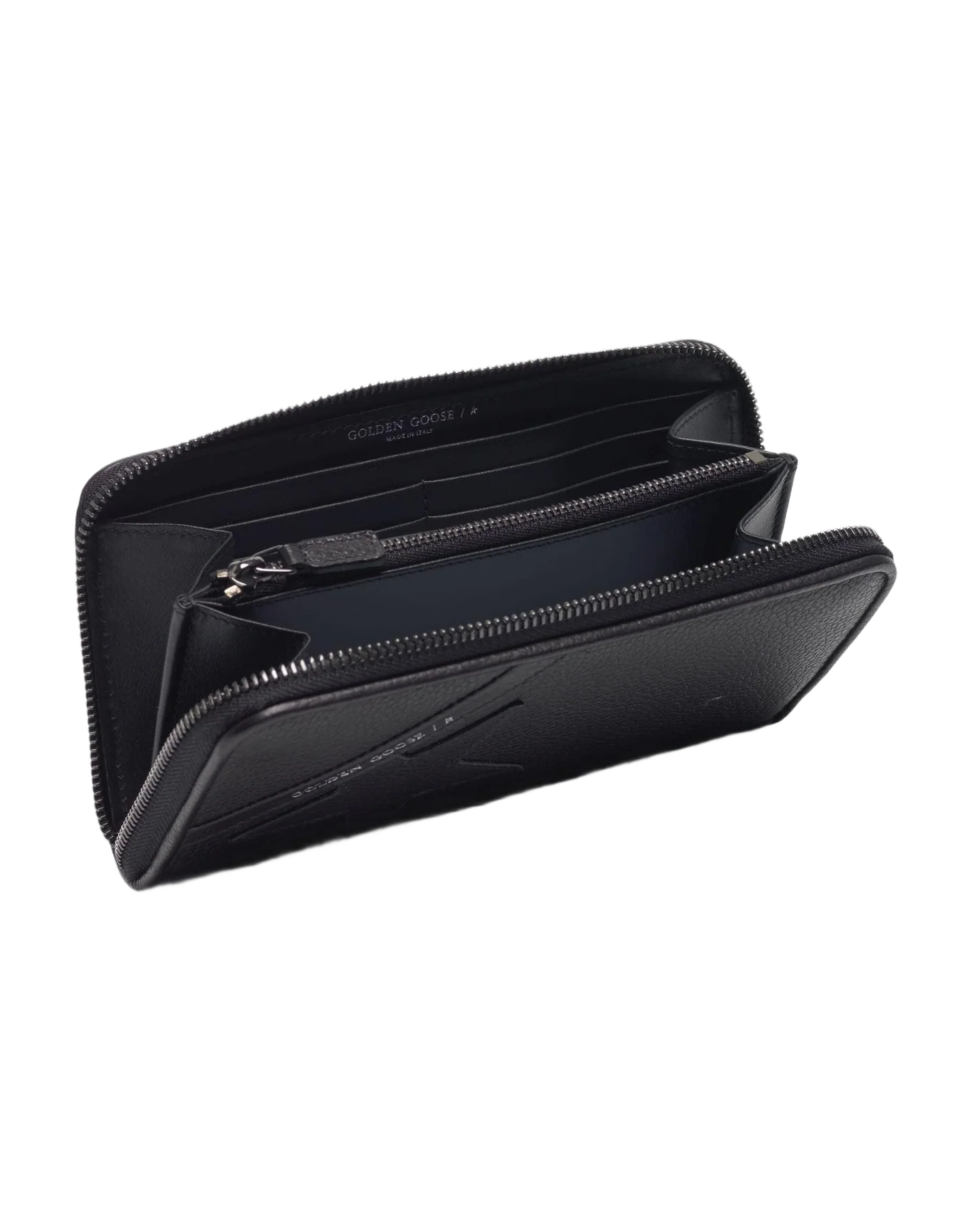 Women | Large Black Star Wallet | Black - Image 2