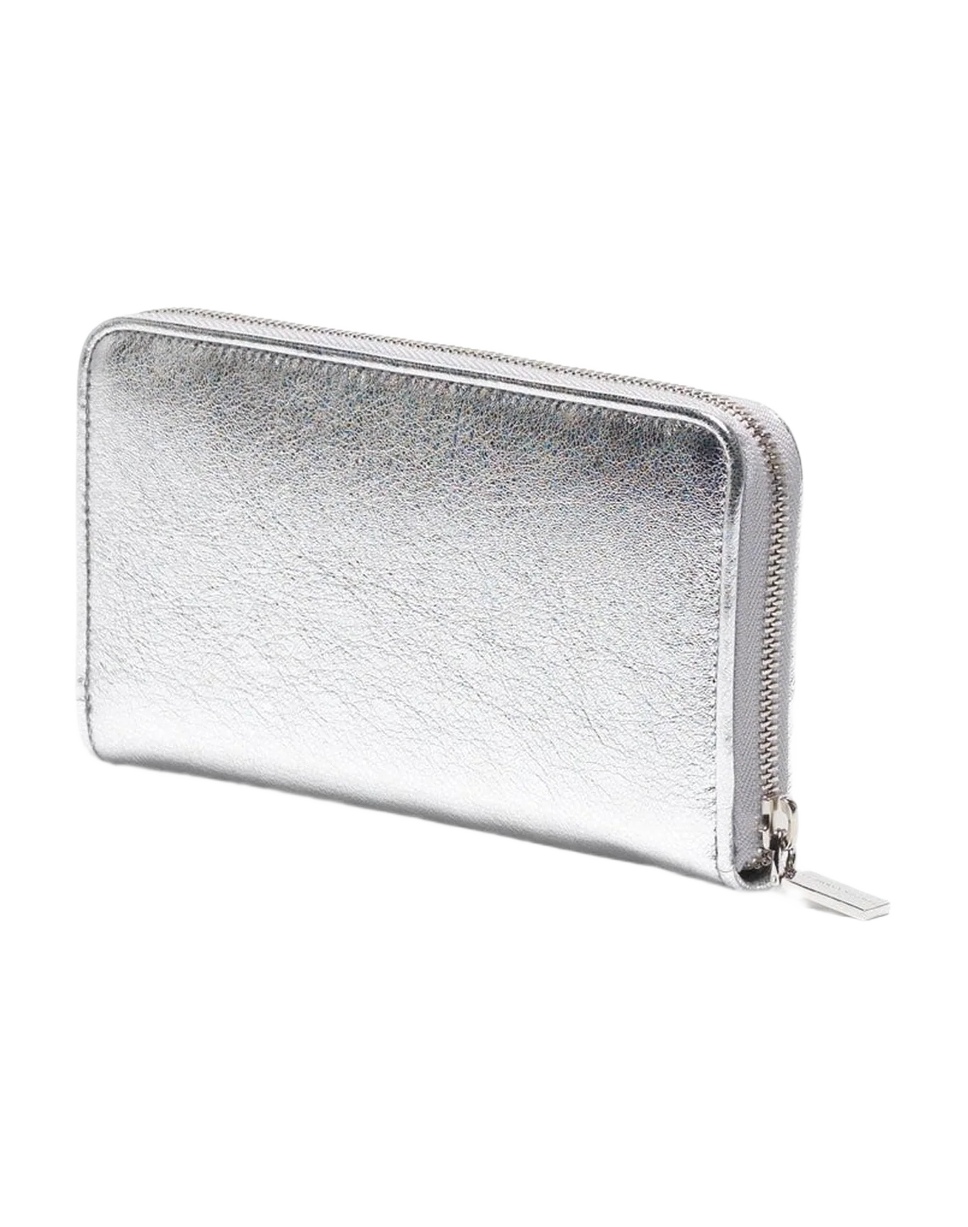 Women | Large Silver Star Wallet | Silver