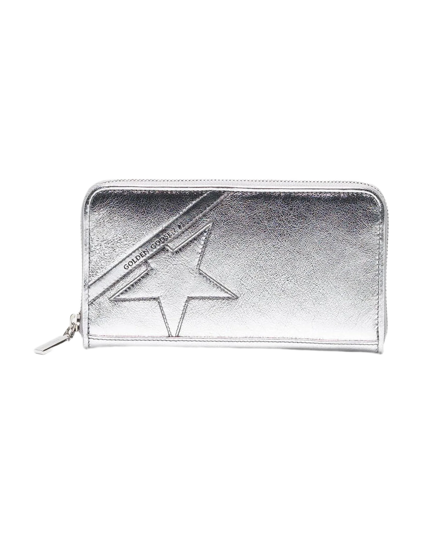 Women | Large Silver Star Wallet | Silver - Image 2