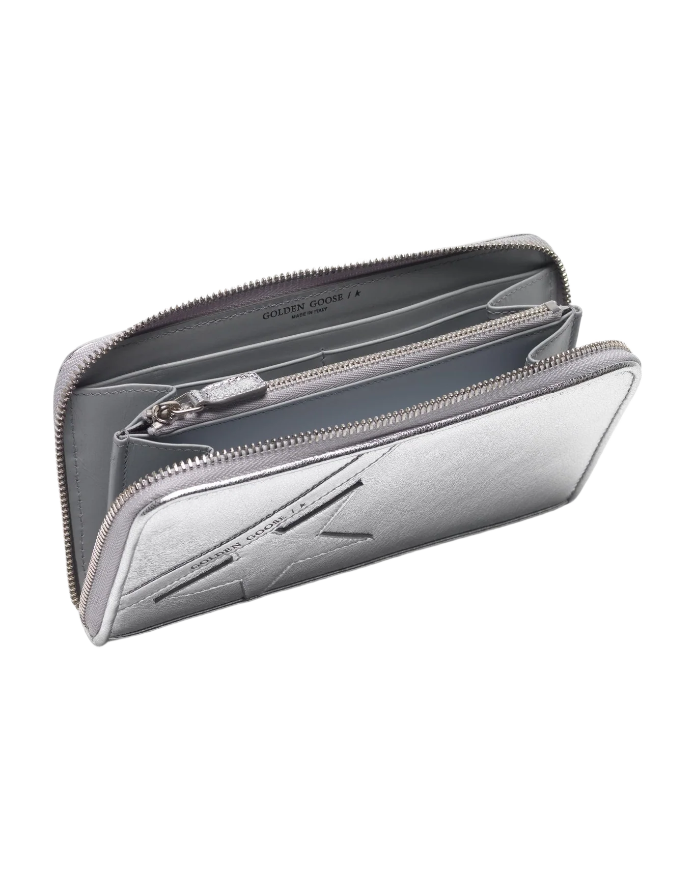 Women | Large Silver Star Wallet | Silver - Image 4