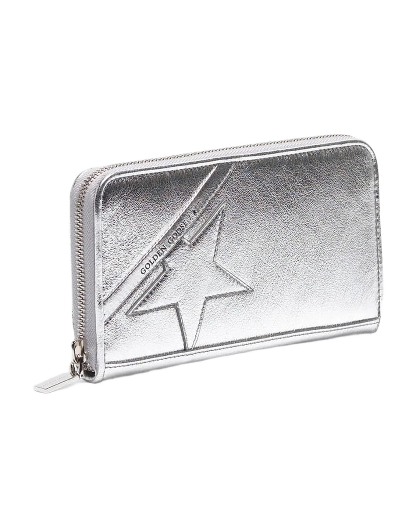 Women | Large Silver Star Wallet | Silver - Image 6