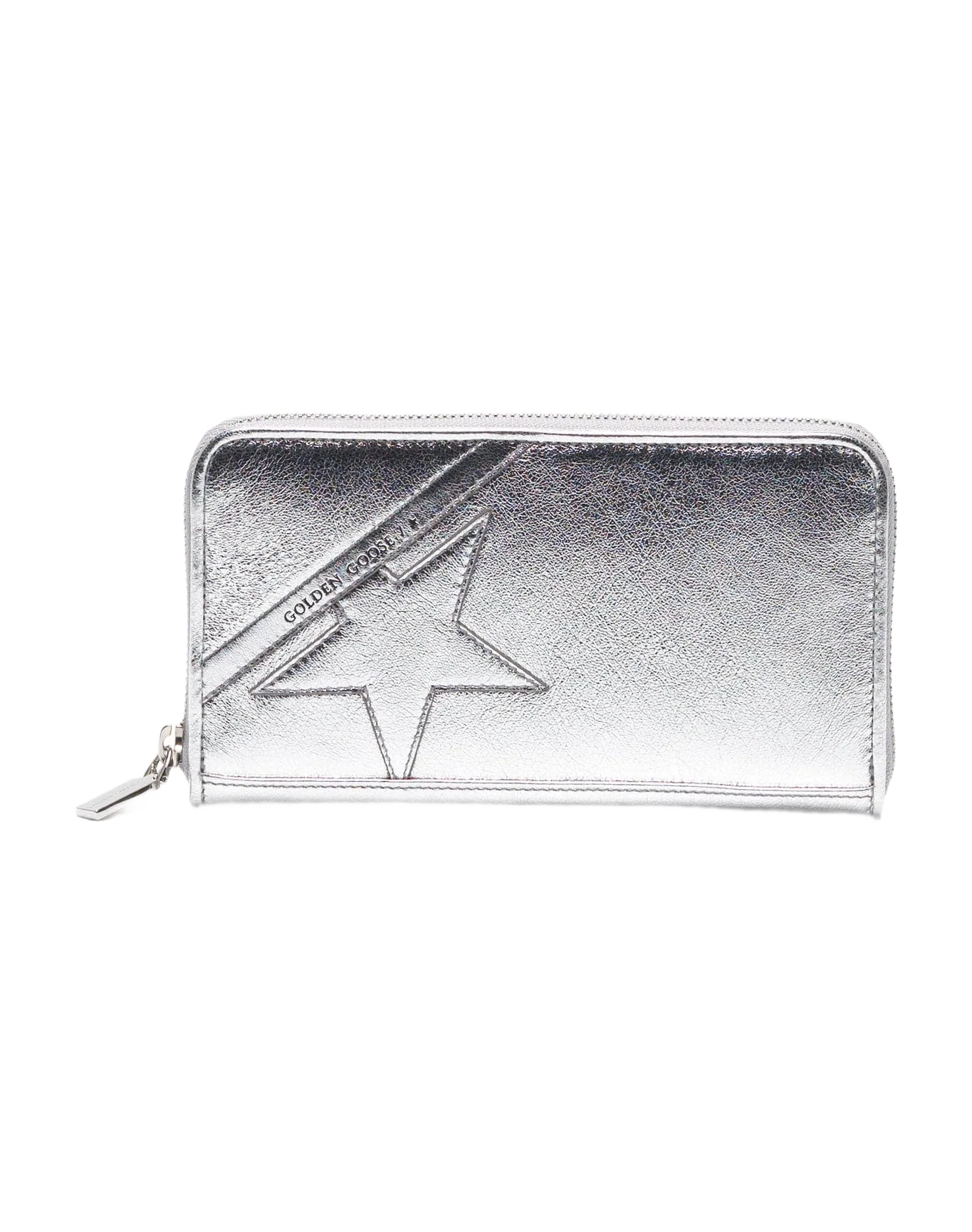 Women | Large Silver Star Wallet | Silver - Image 8