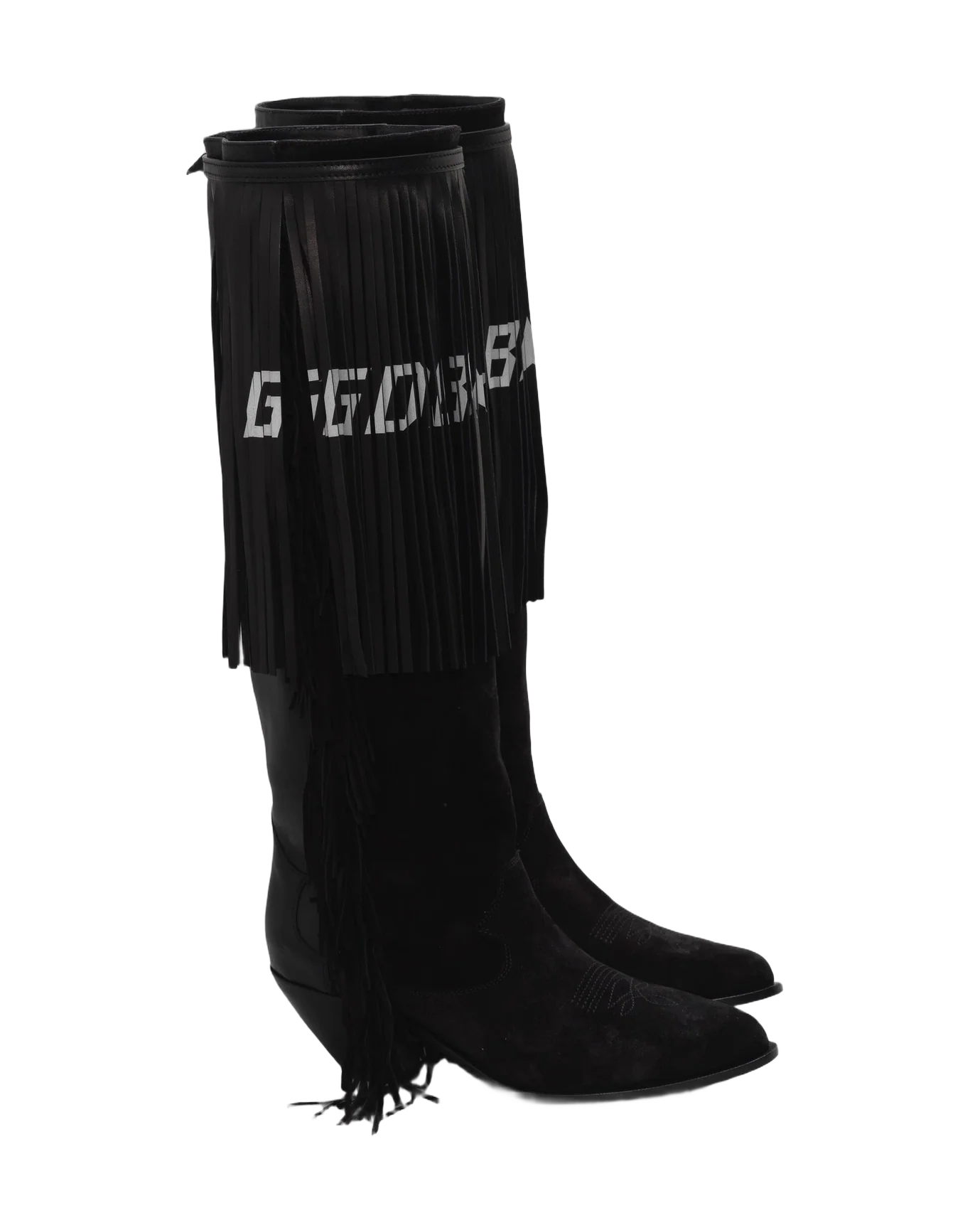 Women | Levriero Ankle Boots Suede Leather with Fringes (V1) - Image 4