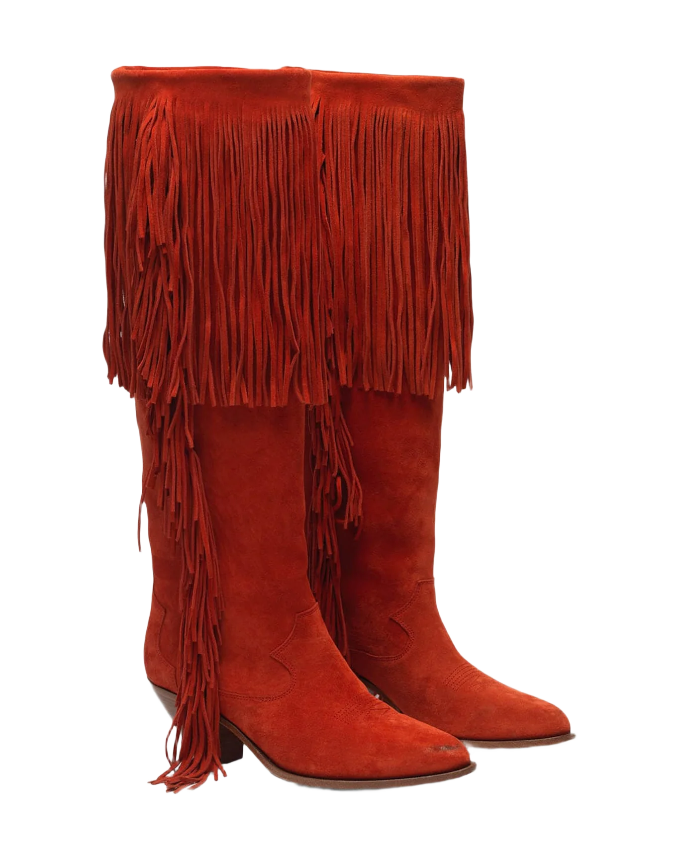 Women | Levriero Ankle Boots Suede Leather with Fringes (V2) - Image 6