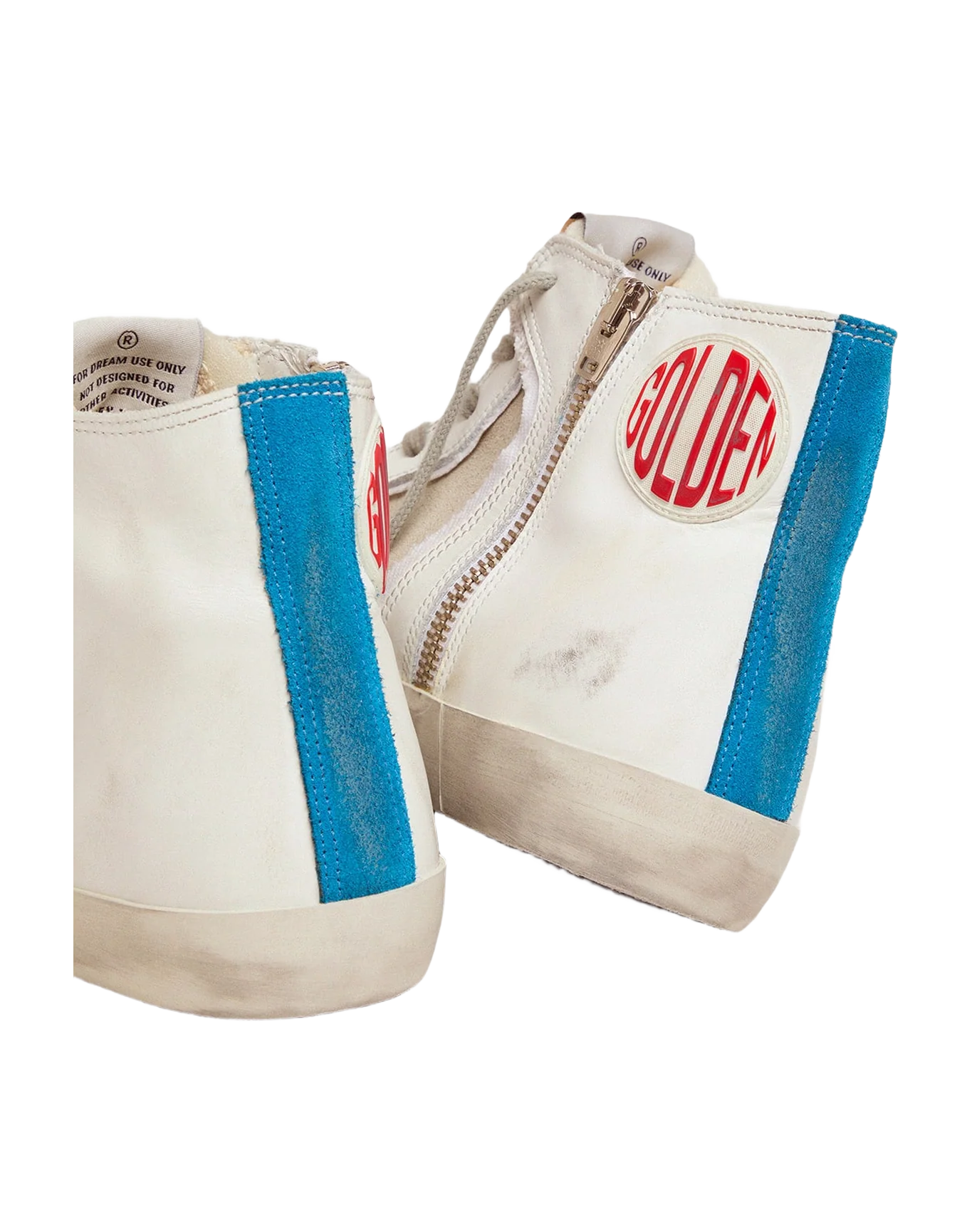 Women | Limited Edition Blue & White Francy Sneakers | White x Ice x Bluette - Image 4