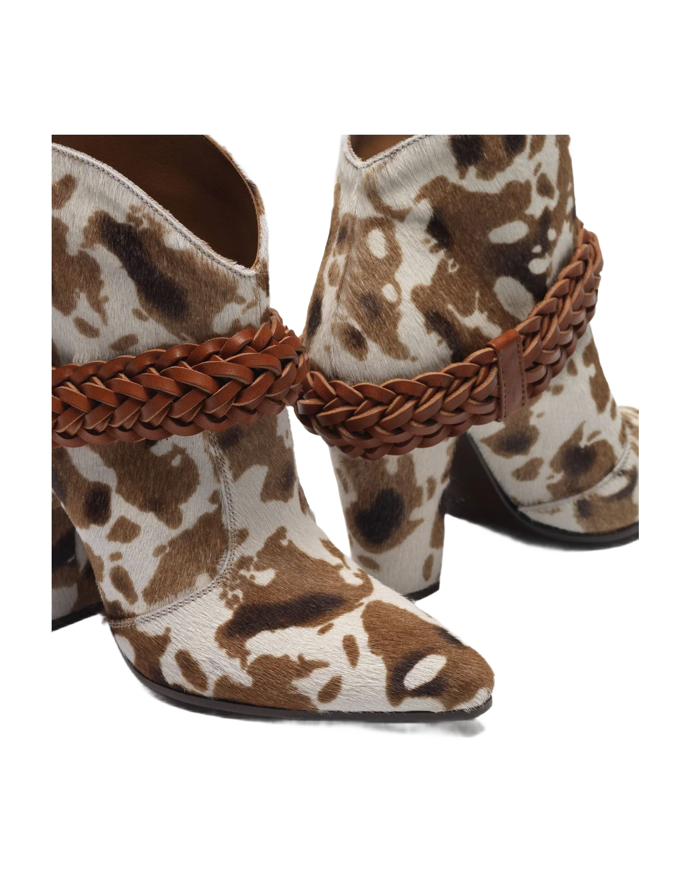 Women | Low Cow-Print Michelle Ankle Boots - Image 2