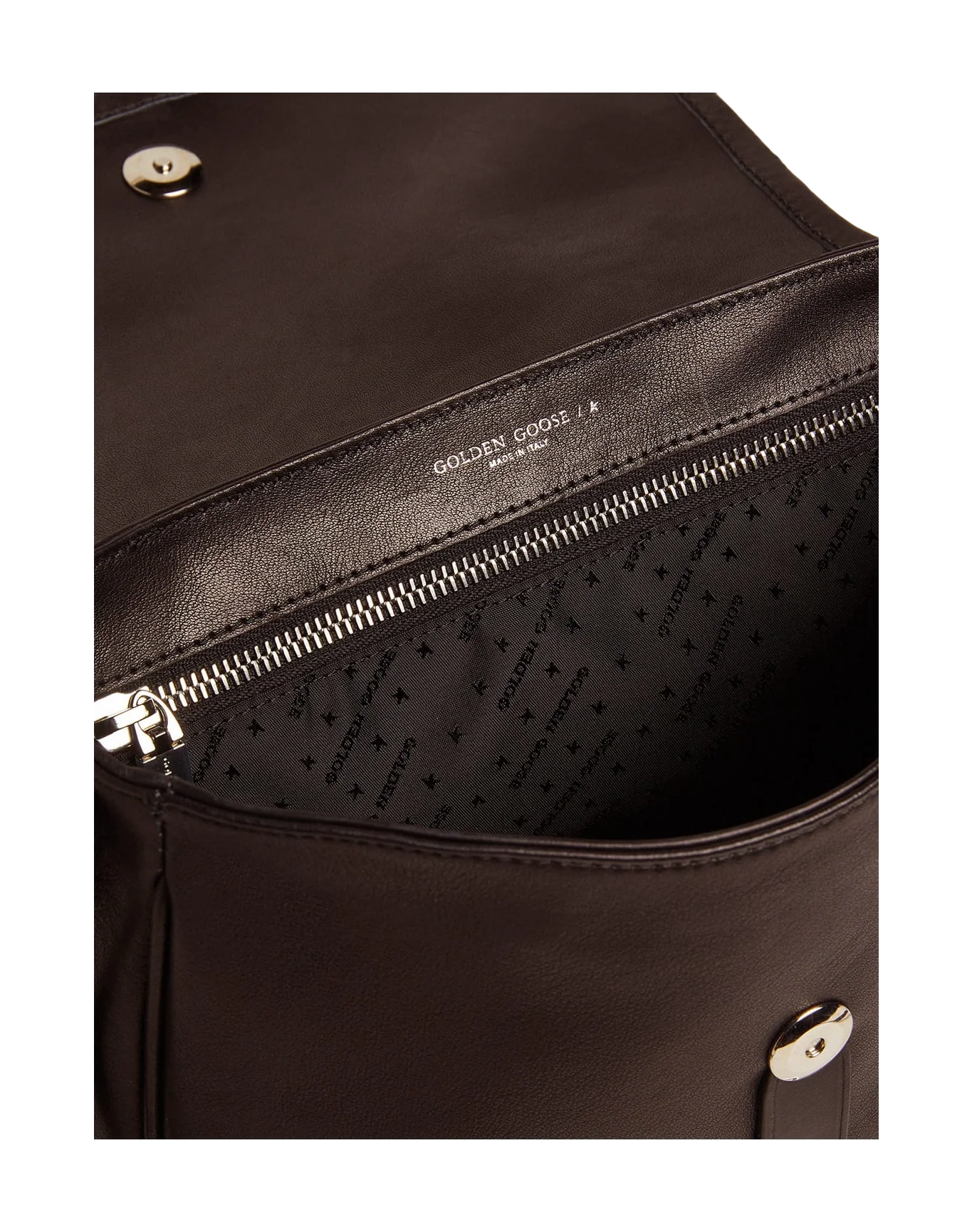 Women | Medium Black Leather Rodeo Bag | Black - Image 7