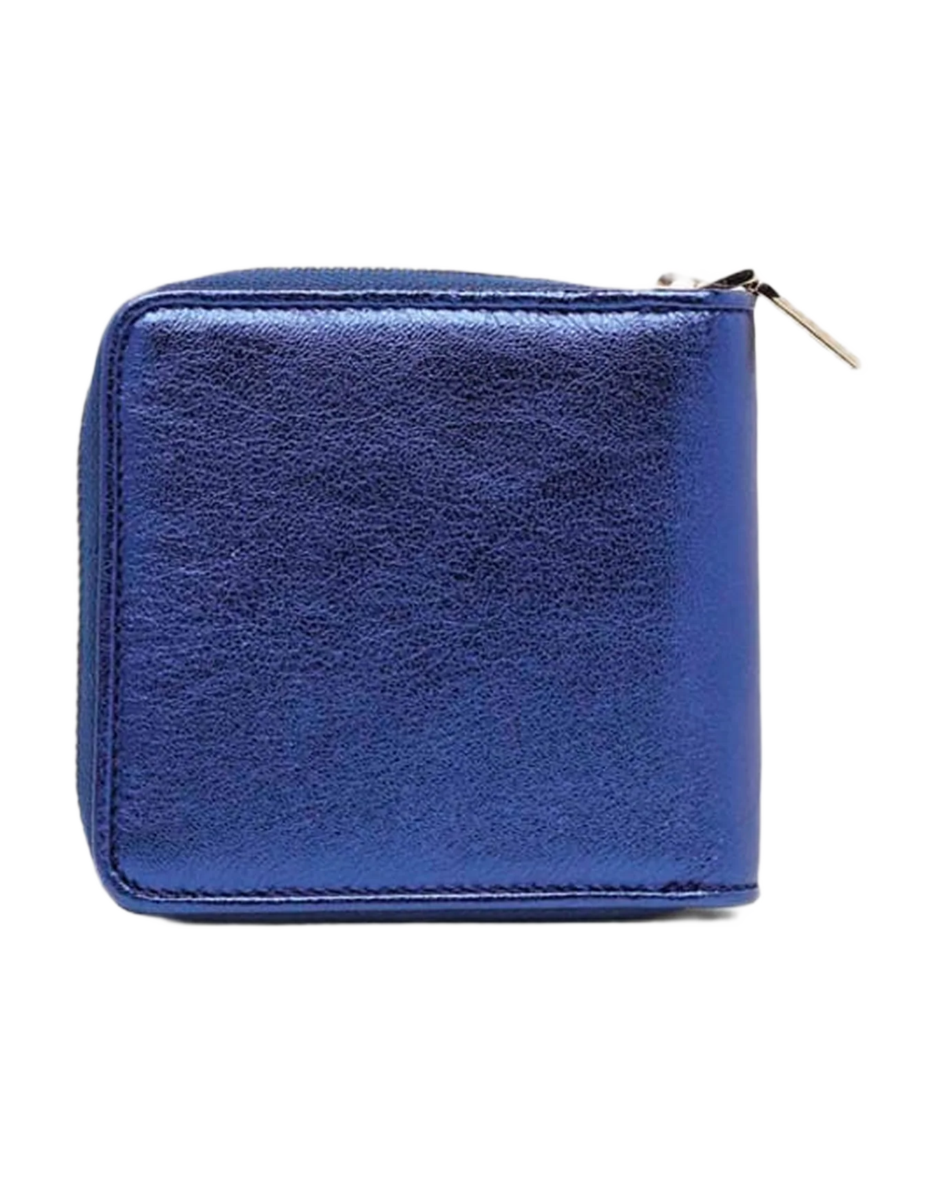 Women | Medium Metallic Blue Star Wallet - Image 4