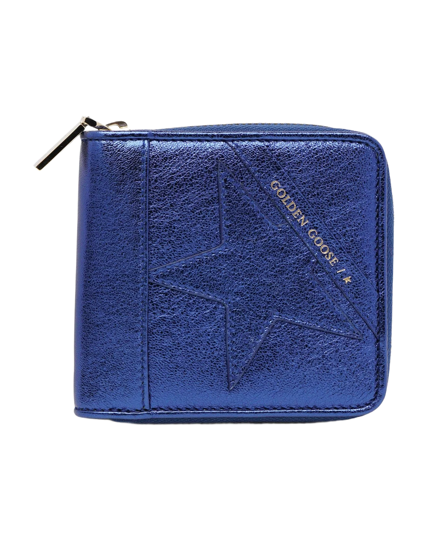 Women | Medium Metallic Blue Star Wallet - Image 5