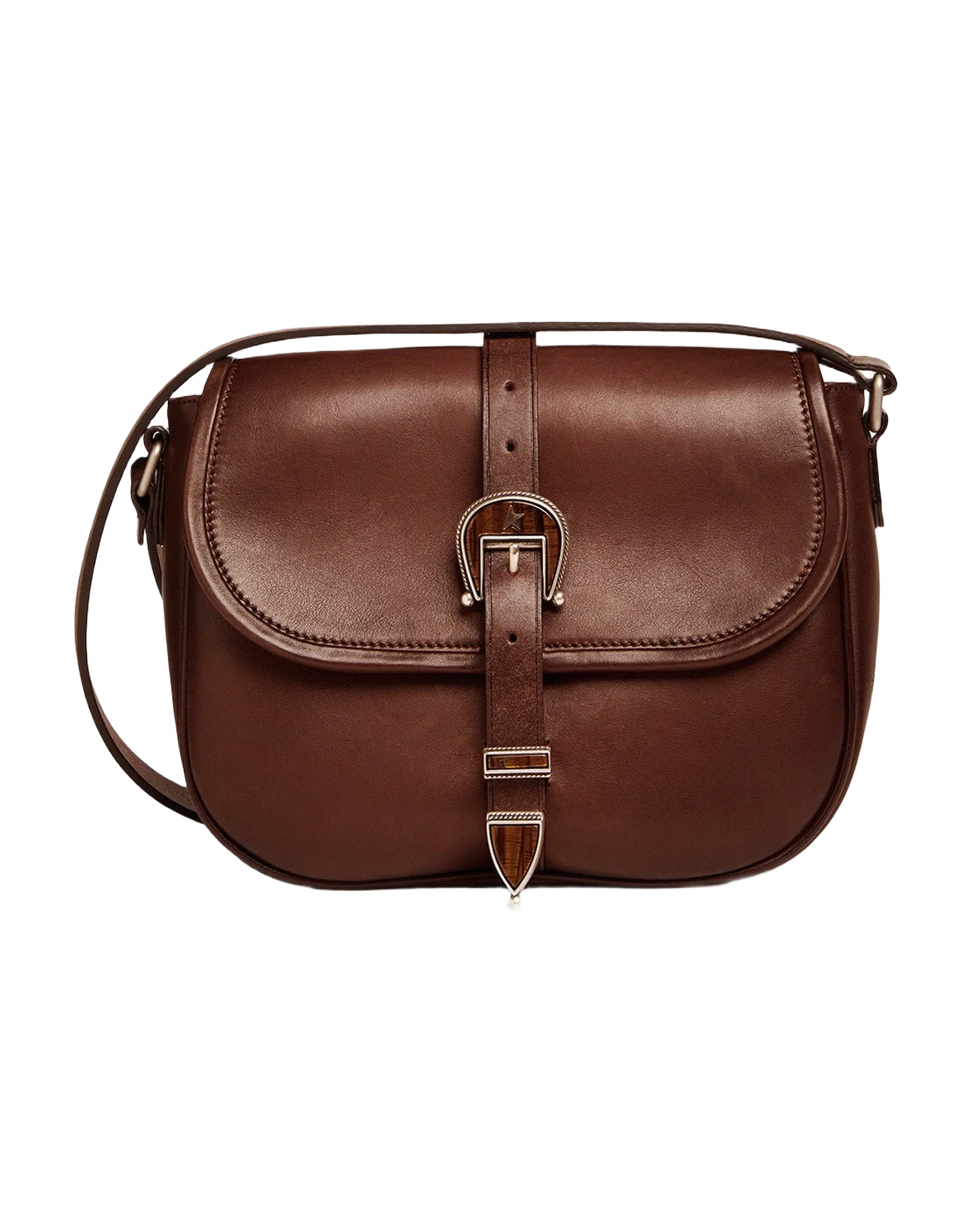 Women | Medium Rodeo Bag Dark Tan Leather | Testa Di Moro - Image 9