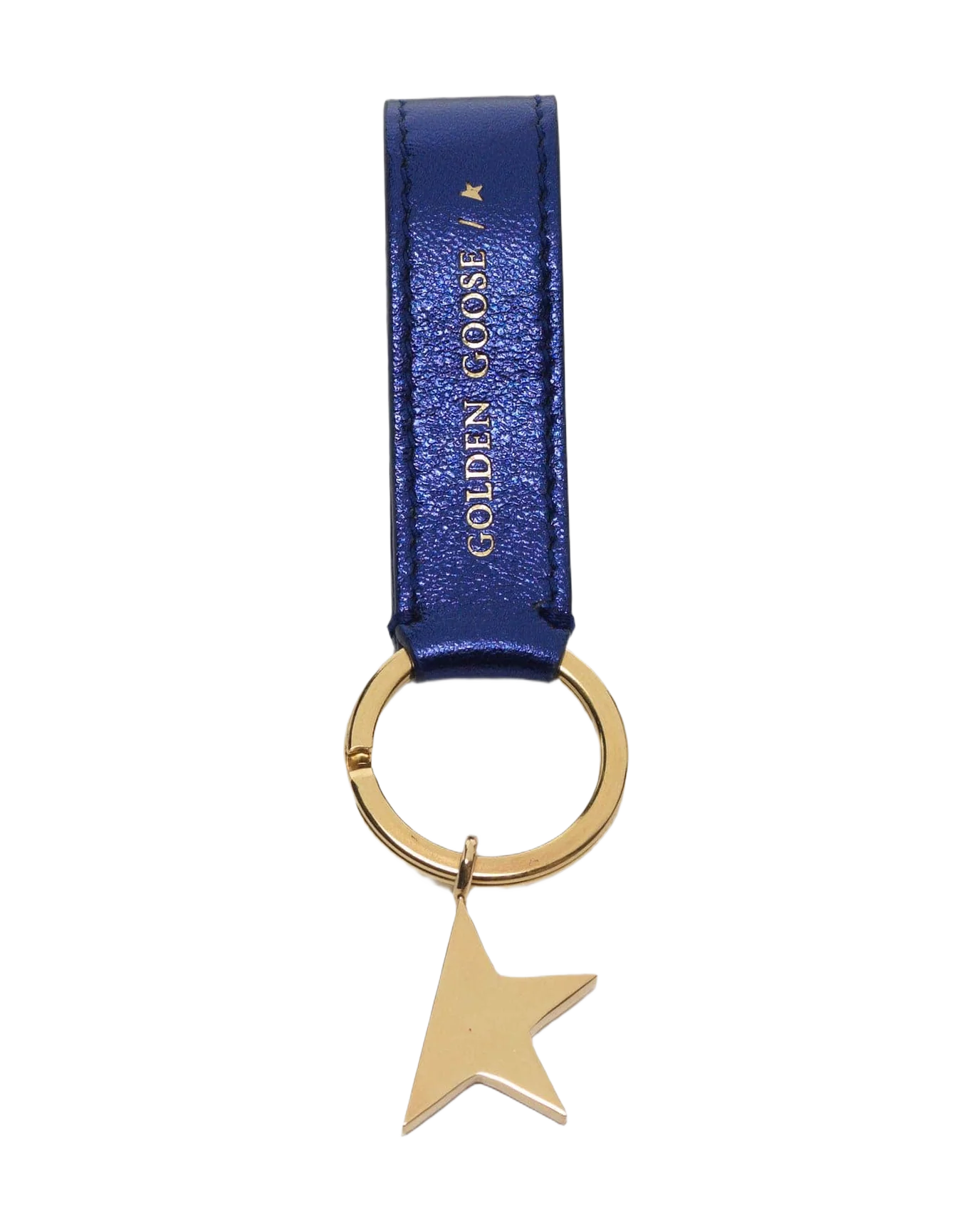 Women | Metallic Blue Star Keyring - Image 6