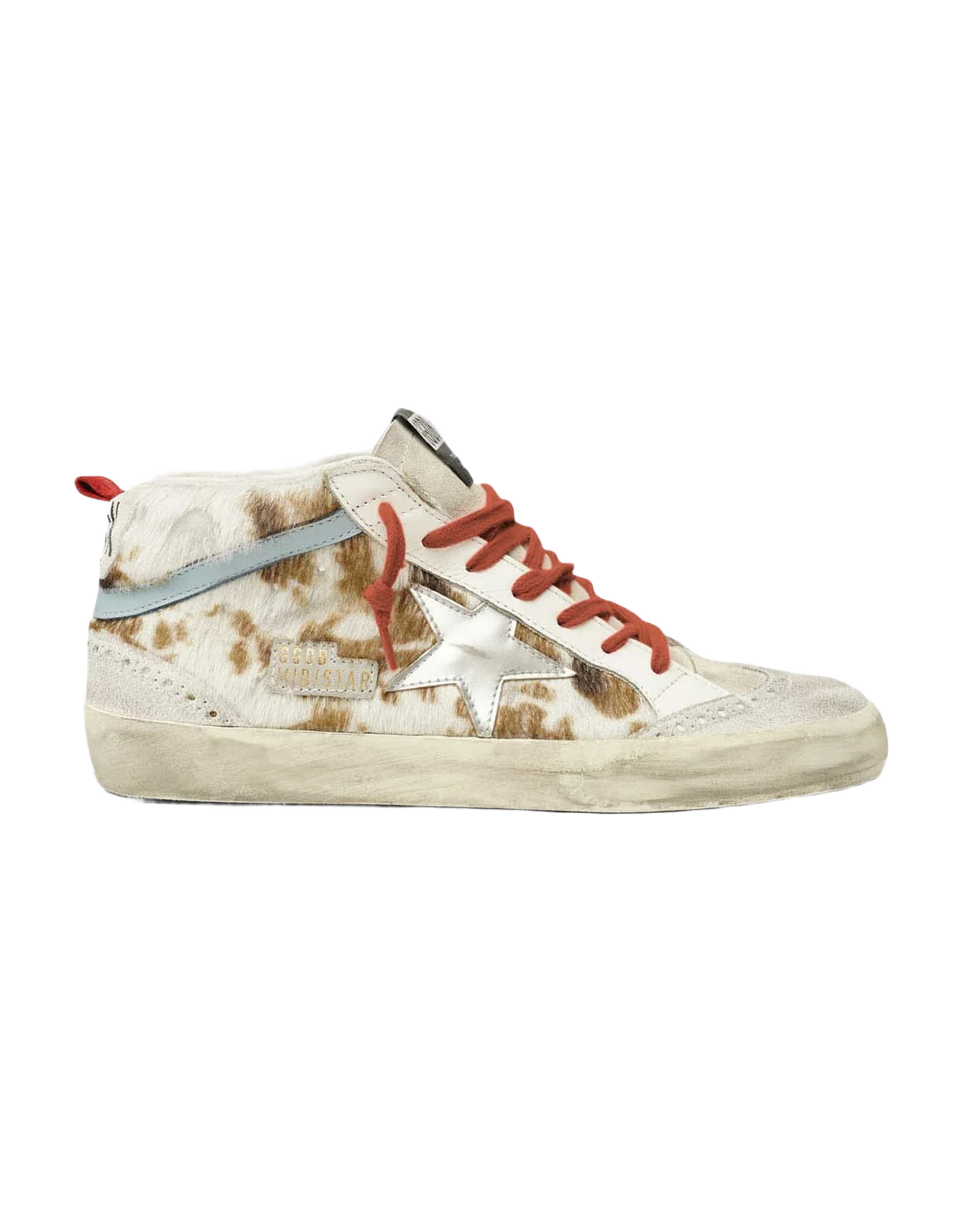 Women | Mid Star Sneakers Cow-Print Pony Skin - Image 2