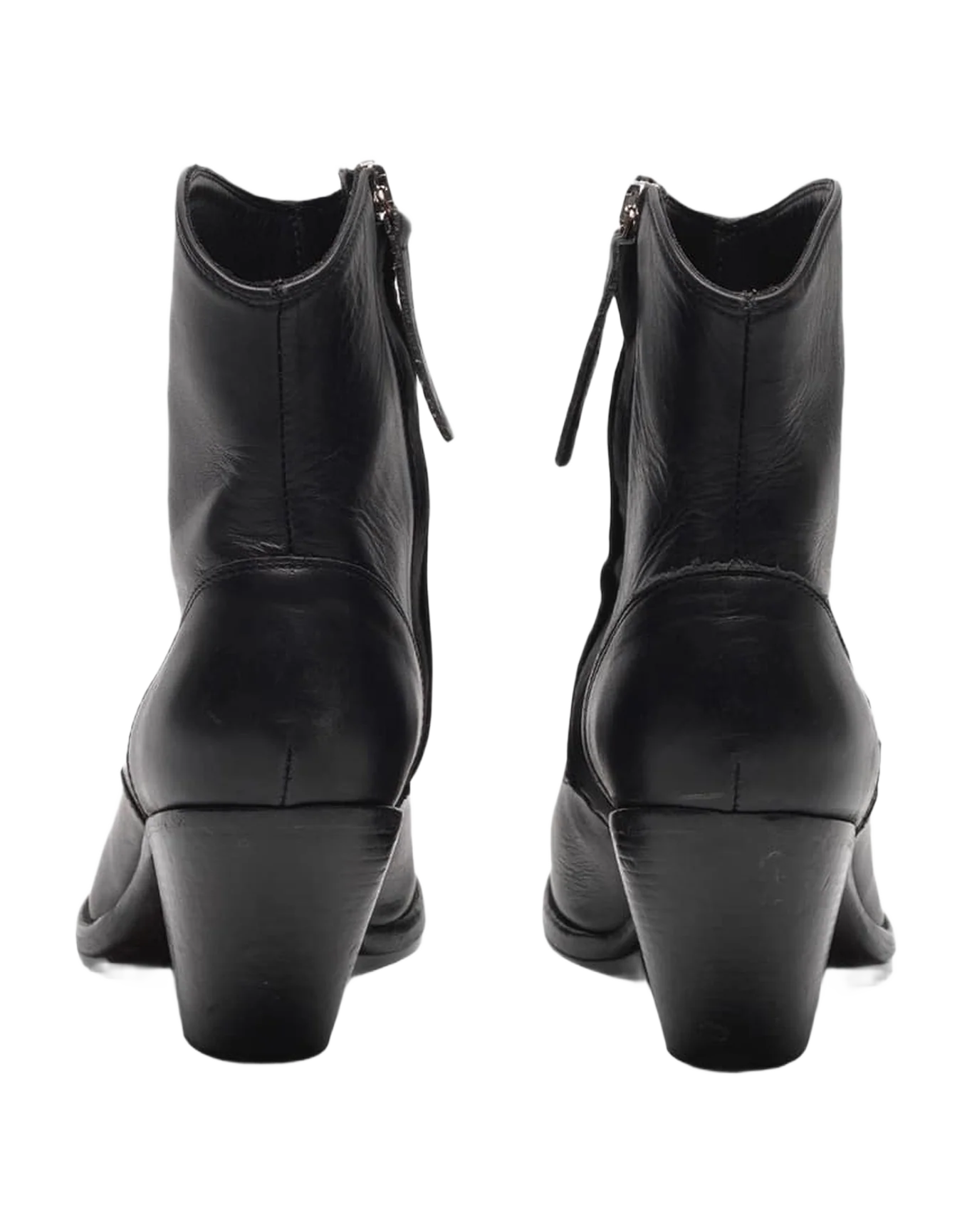 Women | Nora Ankle Boots with A Gold Star & Metal Plate (V2) - Image 5