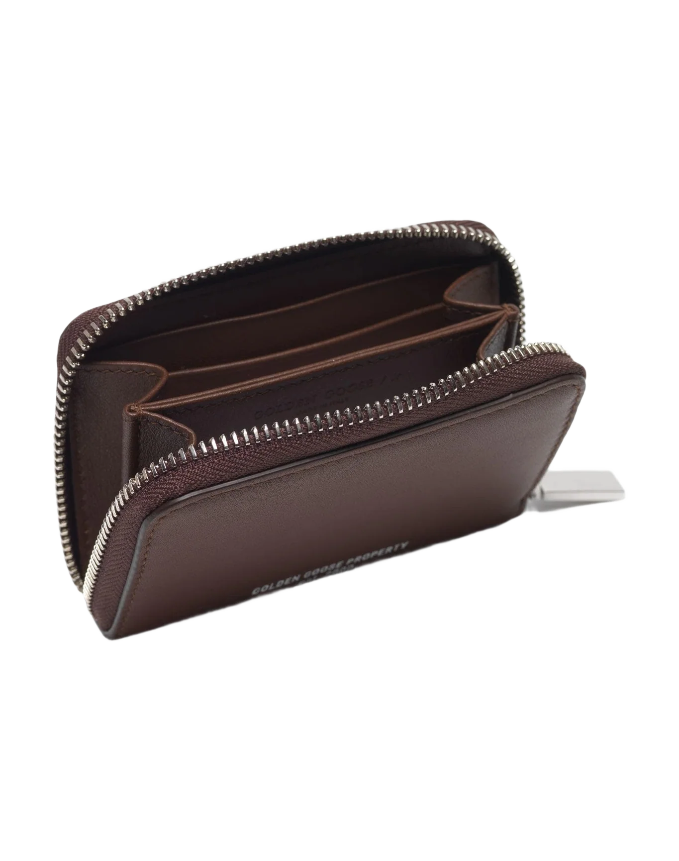 Women | Property Compact Zipped Wallet Brown Smooth - Image 7