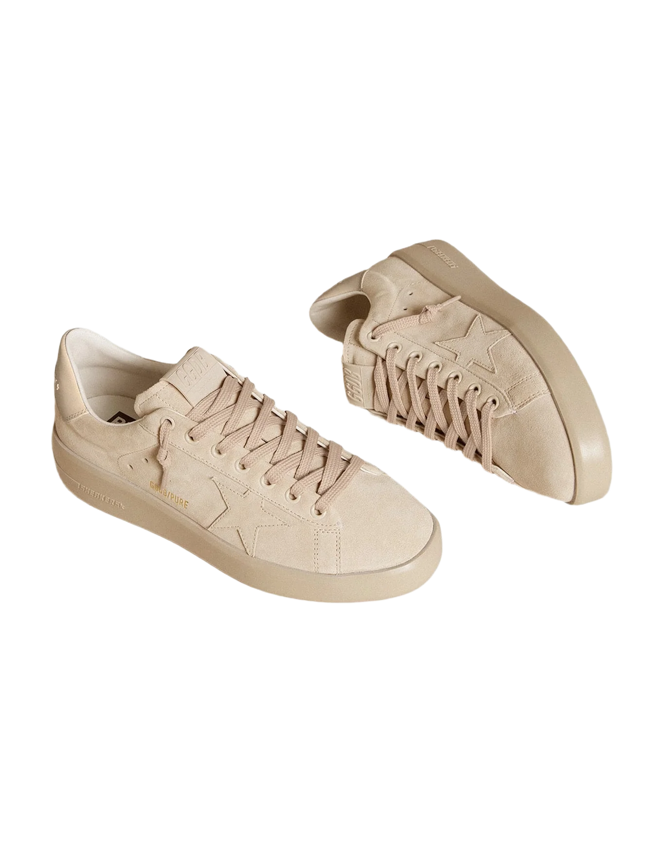Women | Pure-Star Wo Beige Leather | Nacreous Clouds x White - Image 3