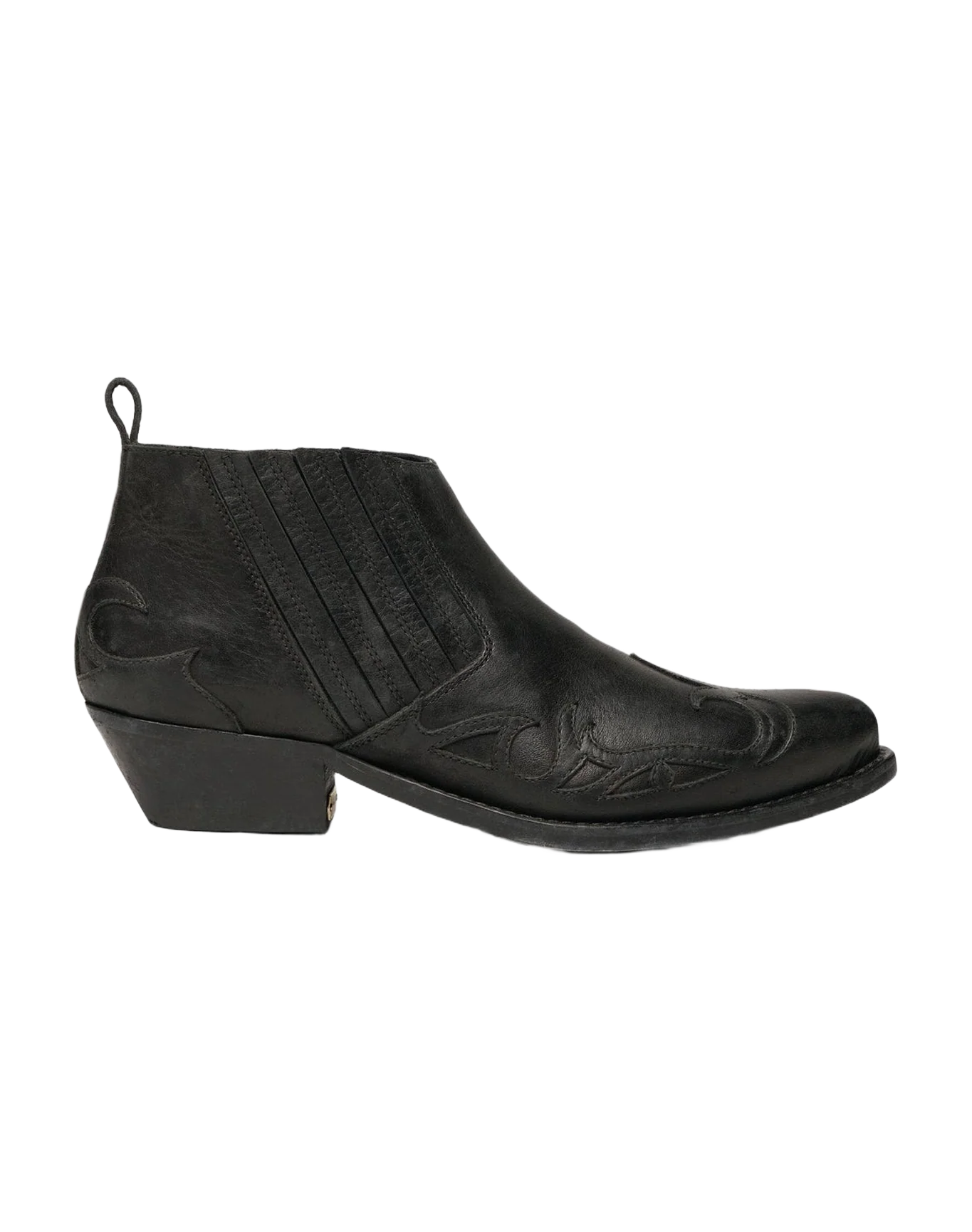 Women | Santiago Low Ankle Boots Black Leather