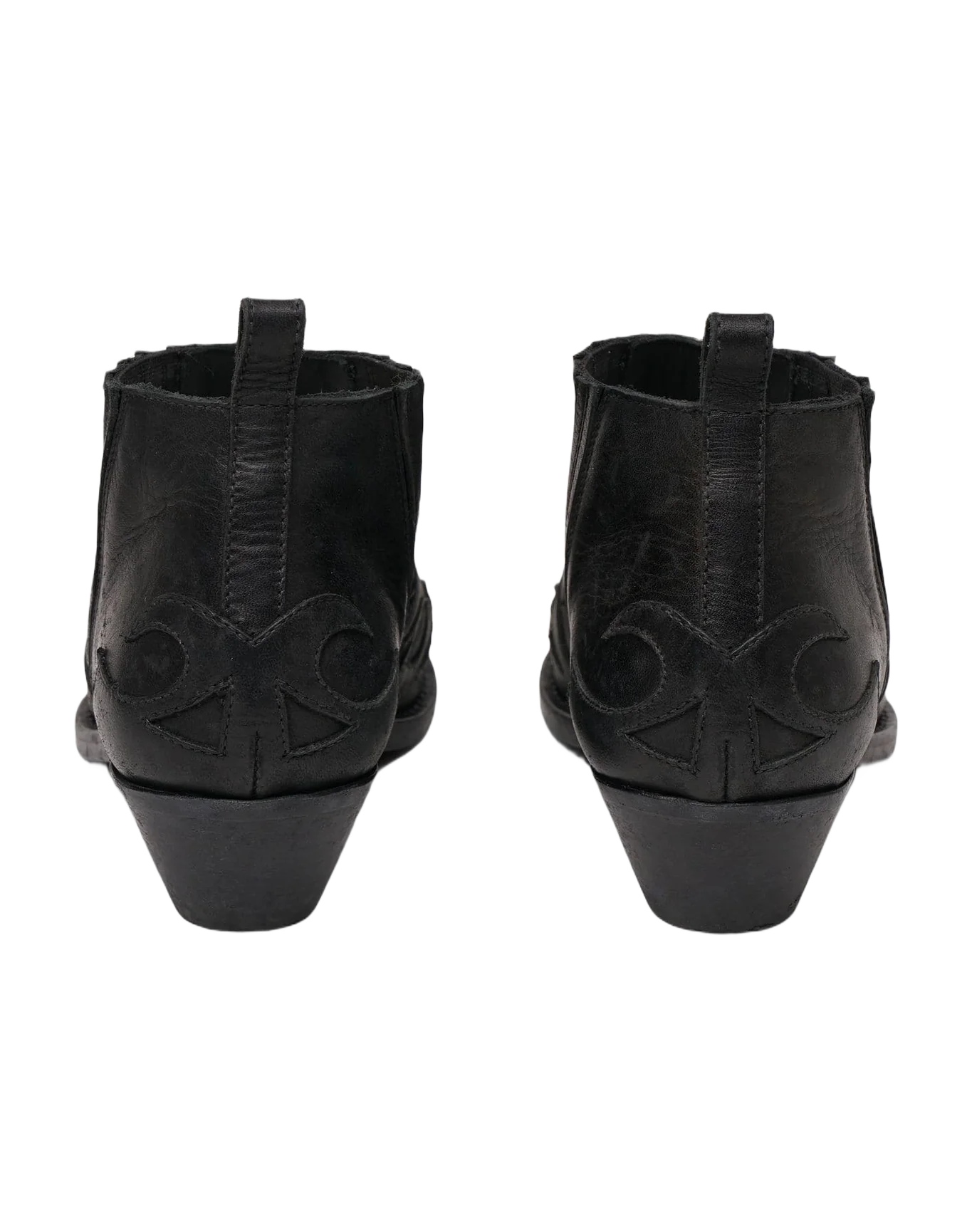 Women | Santiago Low Ankle Boots Black Leather - Image 4