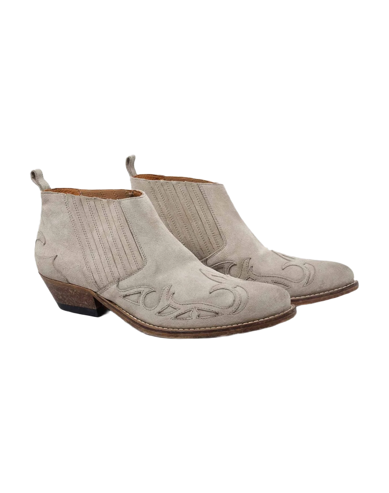 Women | Santiago Low Ankle Boots Suede Leather - Image 4