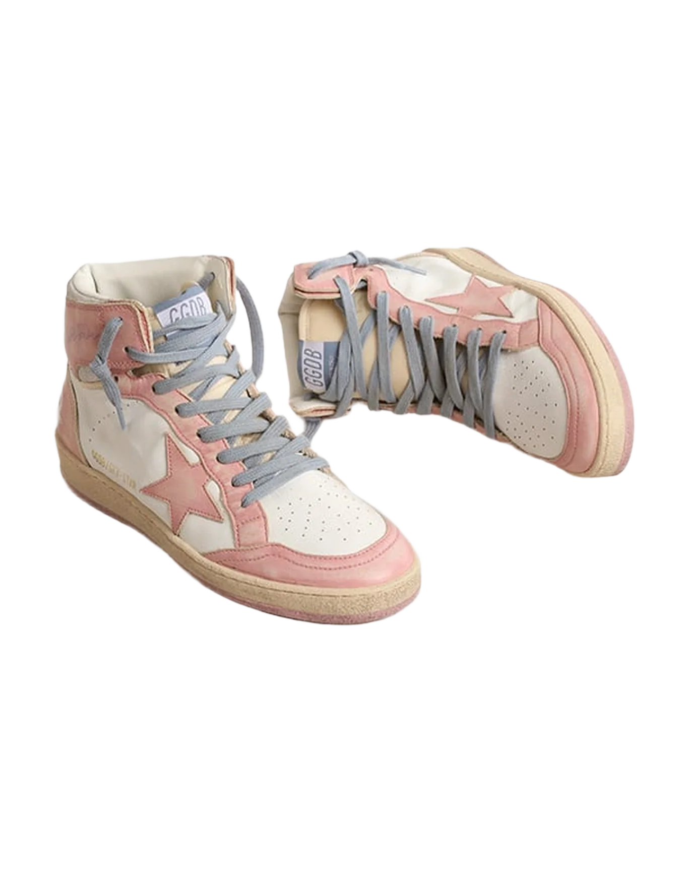 Women | Sky-Star White Nappa with Pink Leather Star & Inserts | Pink x White x Buttercream - Image 7