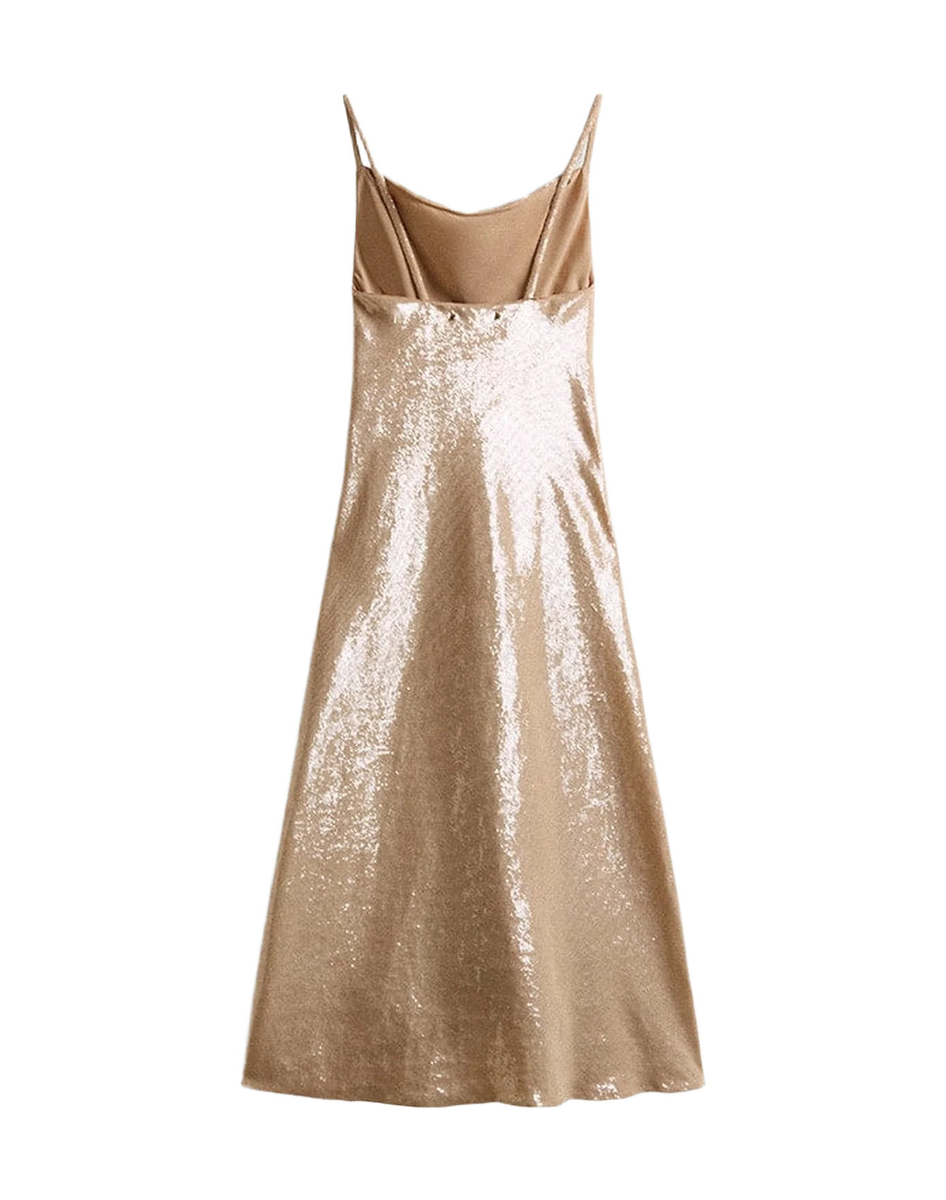 Women | Sleep Dress Parchment-Colored Sequins | Parchment - Image 10