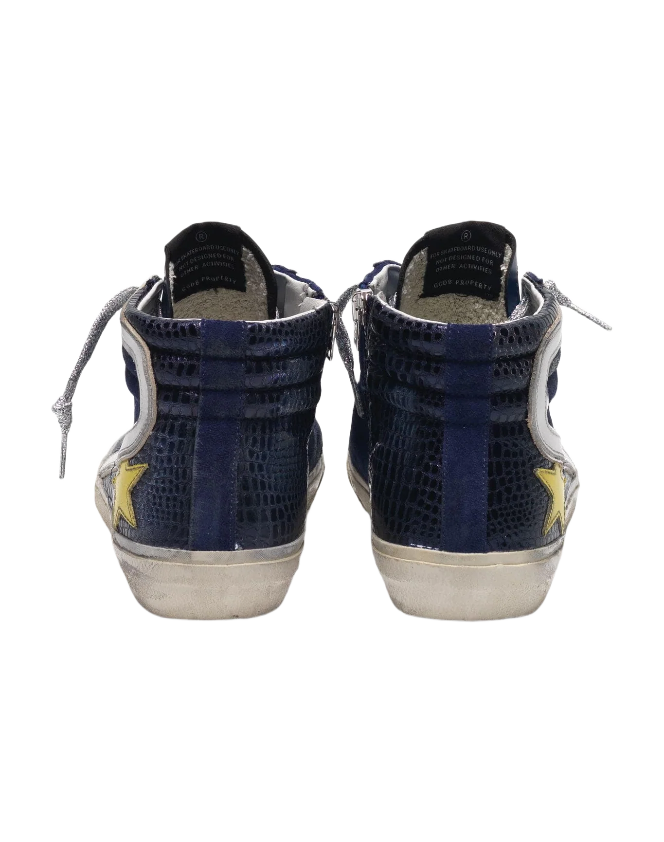 Women | Slide Blue with Yellow Star & White Flash - Image 6