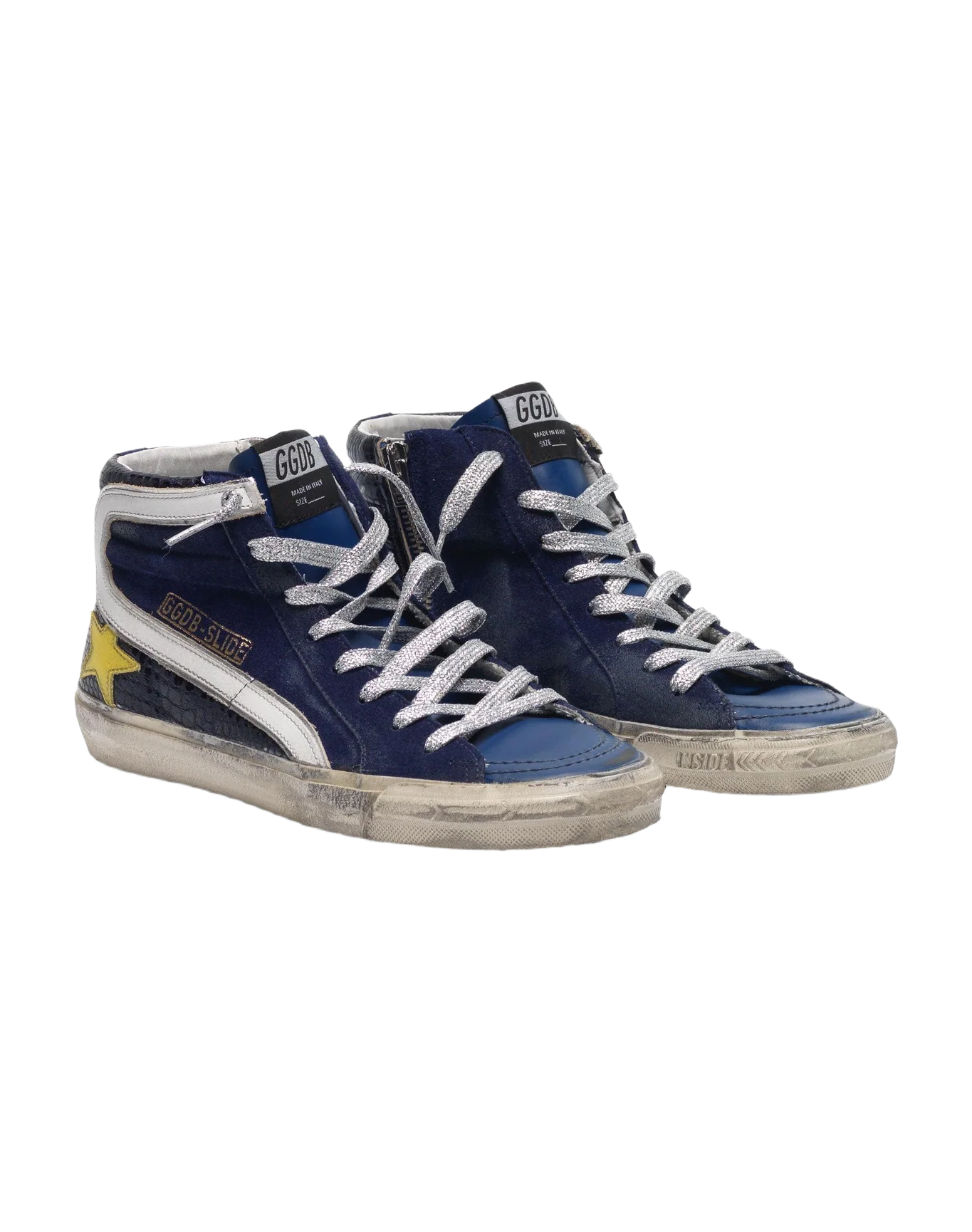 Women | Slide Blue with Yellow Star & White Flash - Image 7