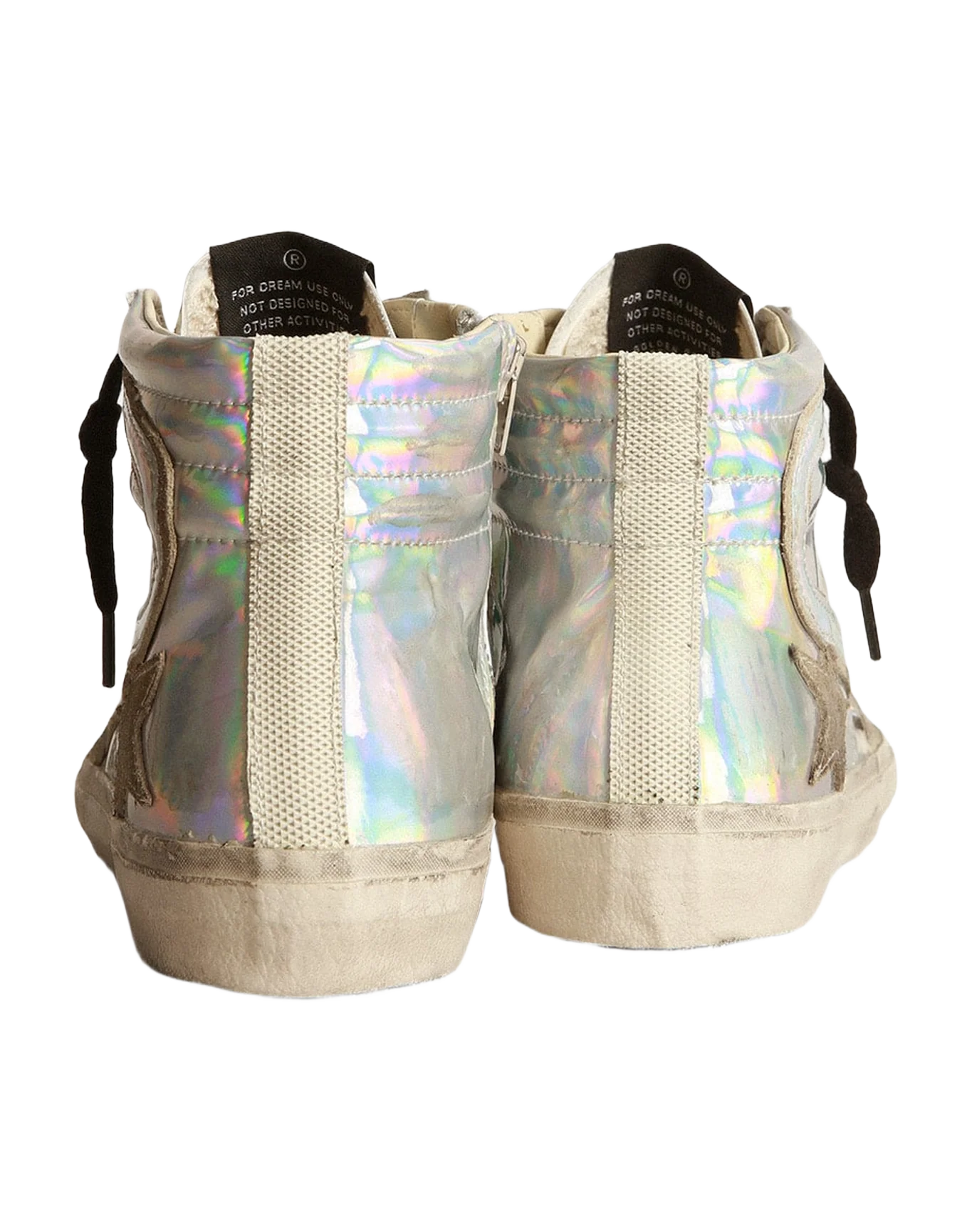 Women | Slide Lab Holographic-Effect Fabric | Silver x Ice - Image 2