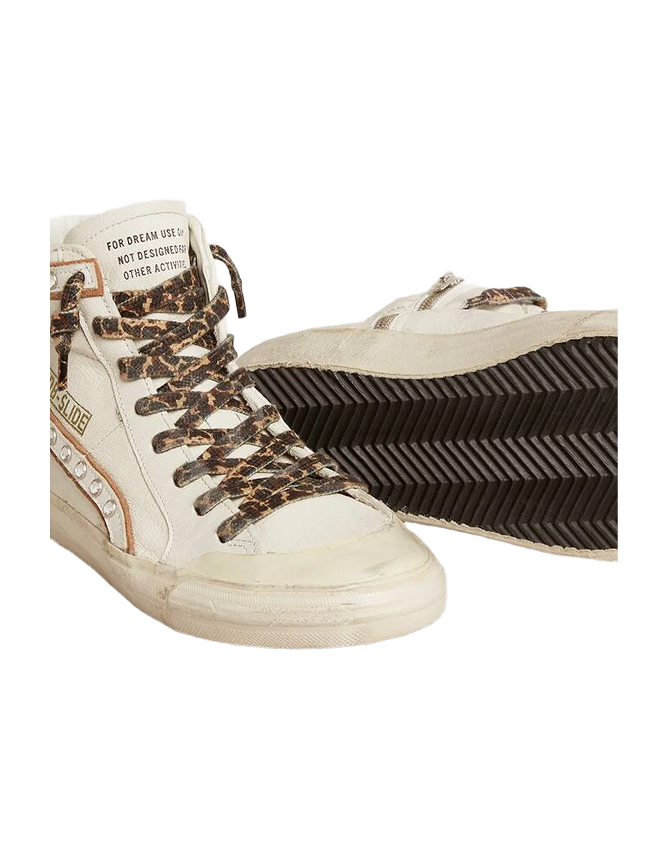 Women | Slide with Swarowski Crystals & Pink Star | White x Beige x Platinum - Image 5