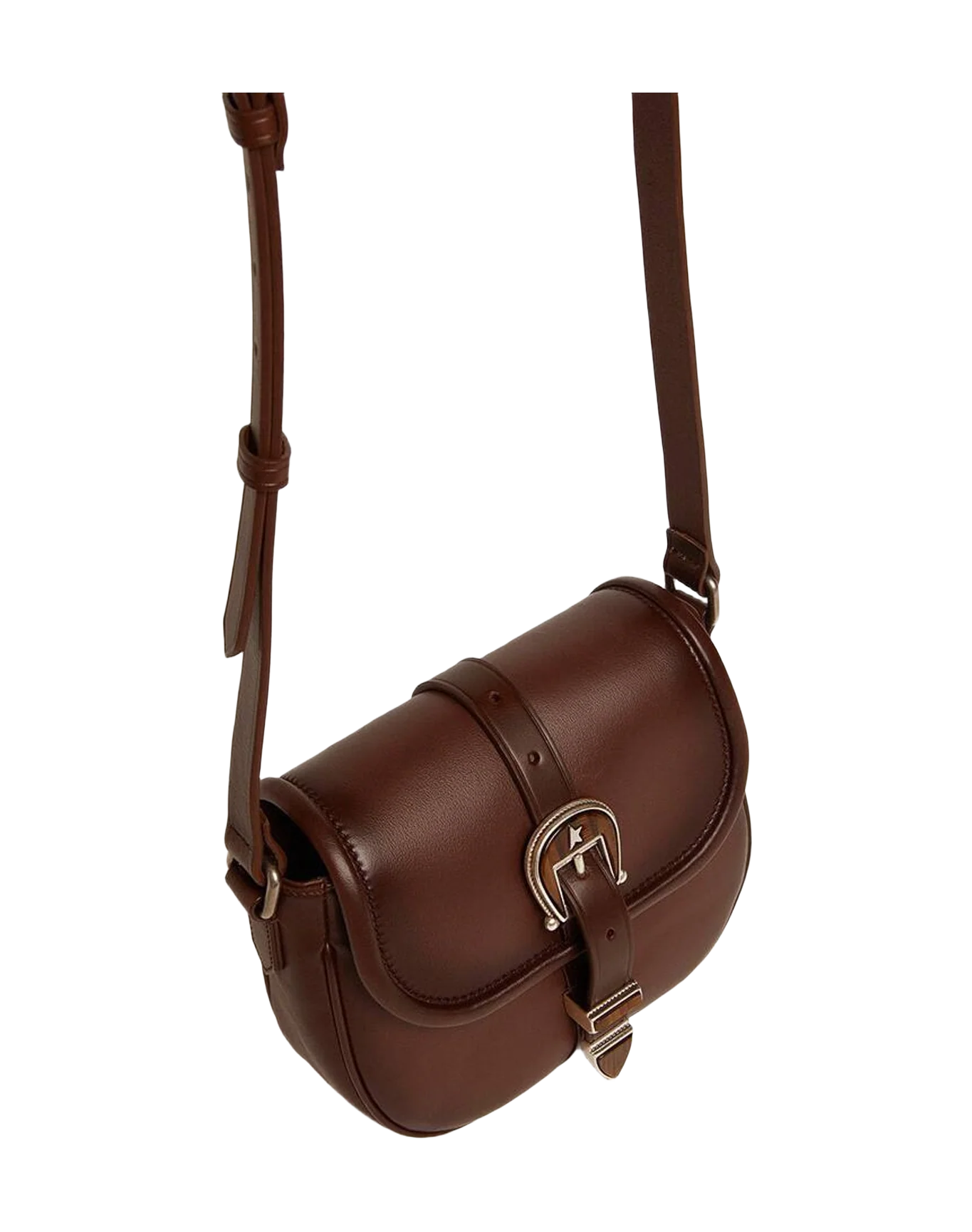 Women | Small Rodeo Bag Dark Tan Leather | Testa Di Moro