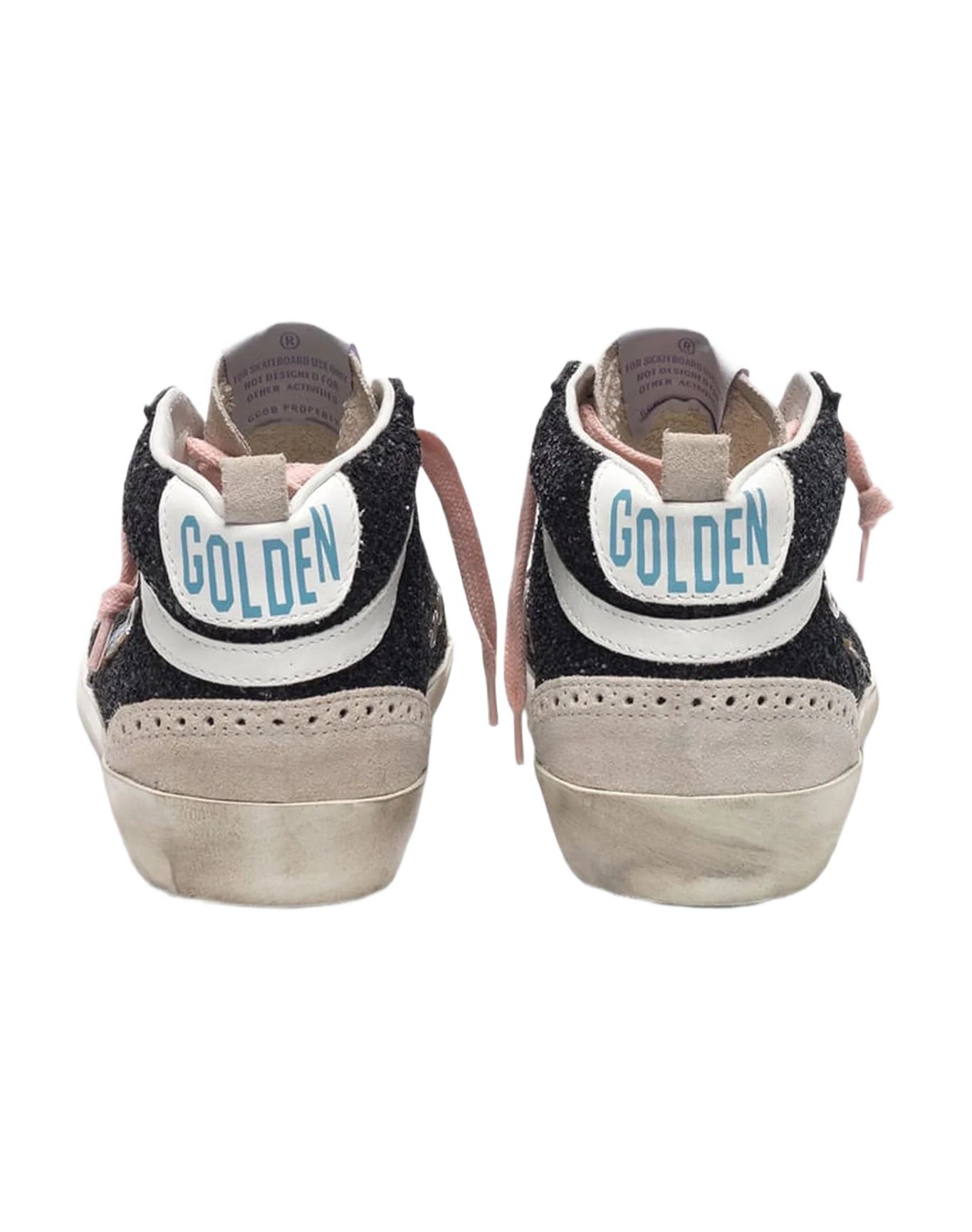 Women | Sneakers Mid Star Black Glitter-Light Blue - Image 6