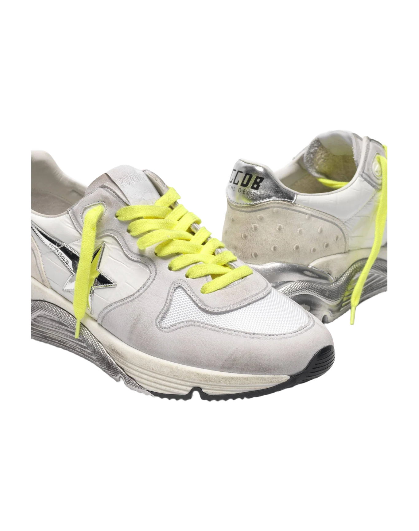 Women | Sneakers Running Sole White Nabuk-Embossed - Image 4