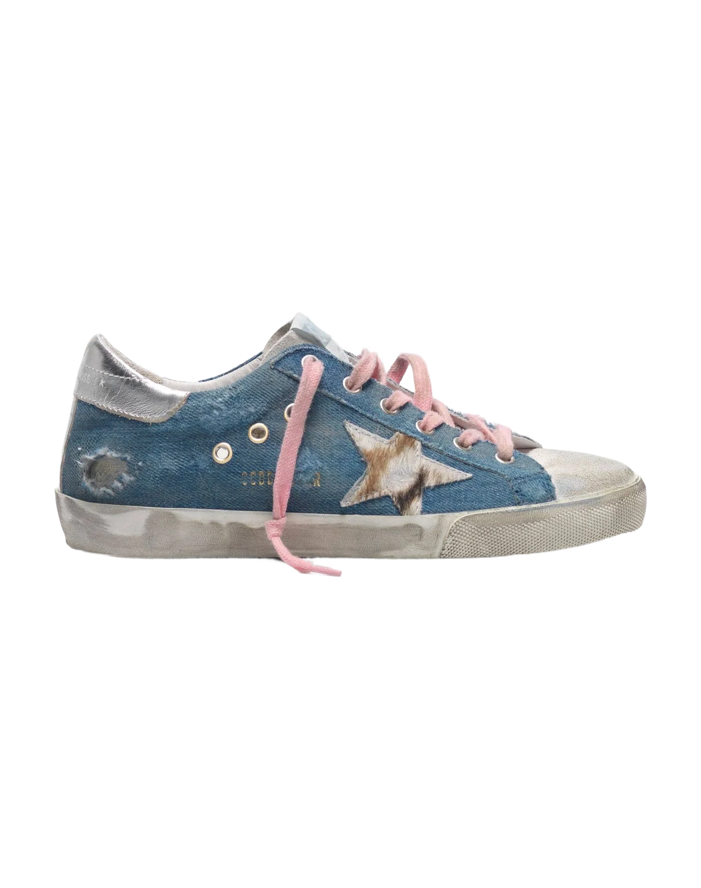 Women | Sneakers Super-Star Light Blue Denim-Cow Star - Image 4