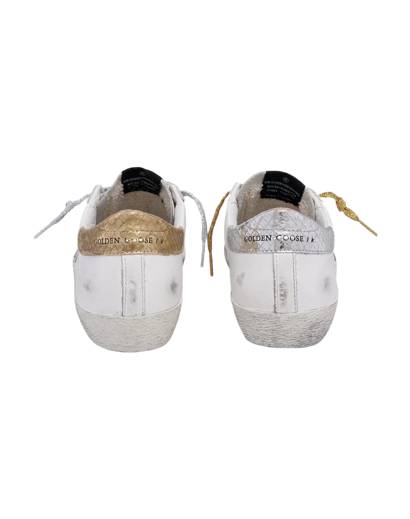 Women | Sneakers Superstar Col N64 Nm-White Leather-Gold Silver - Image 4