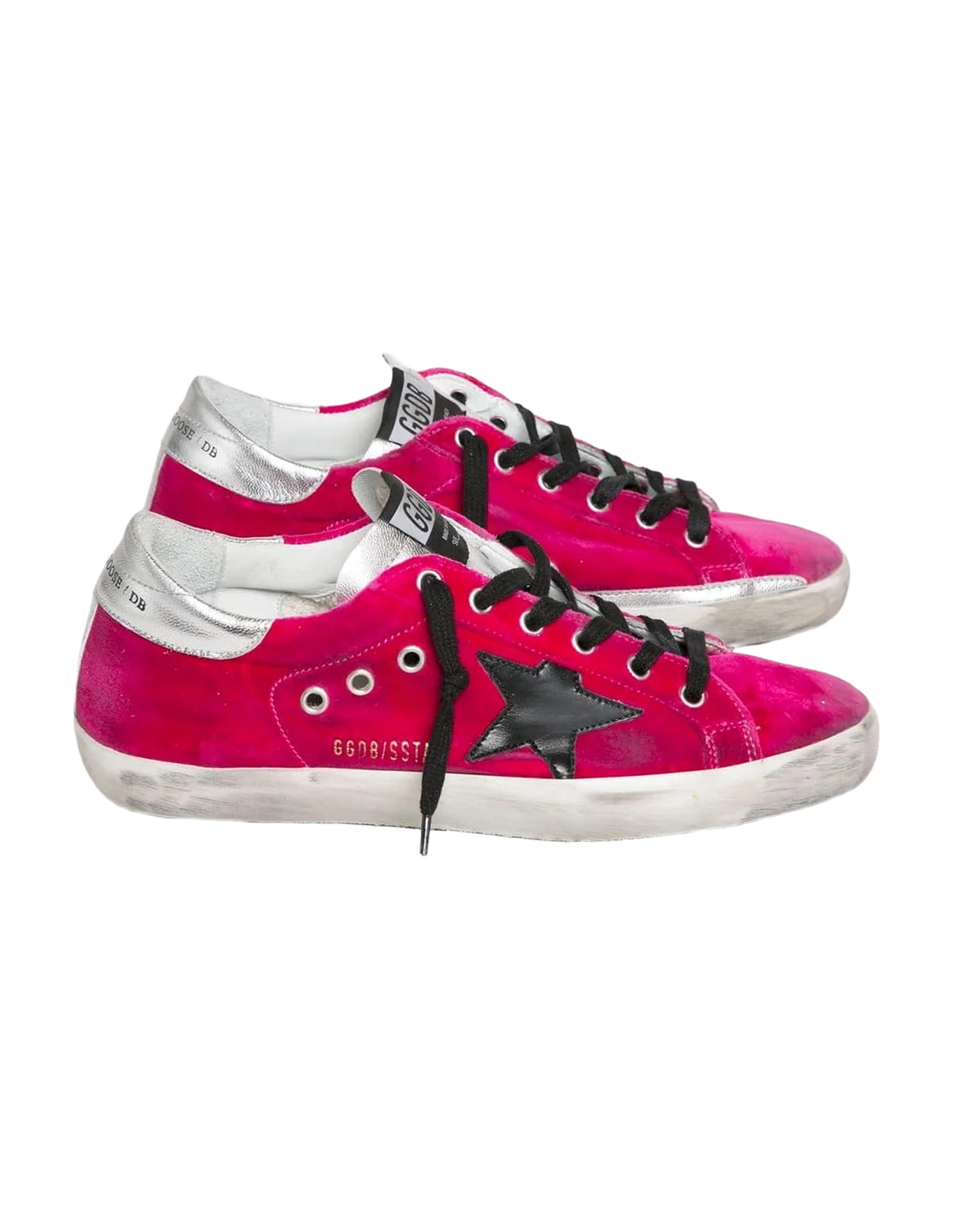 Women | Sneakers Superstar Fuxia Velvet-Black Star