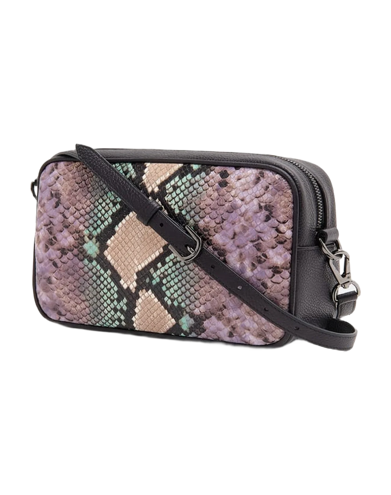 Women | Star Bag with Python Print & Glitter Star - Image 5