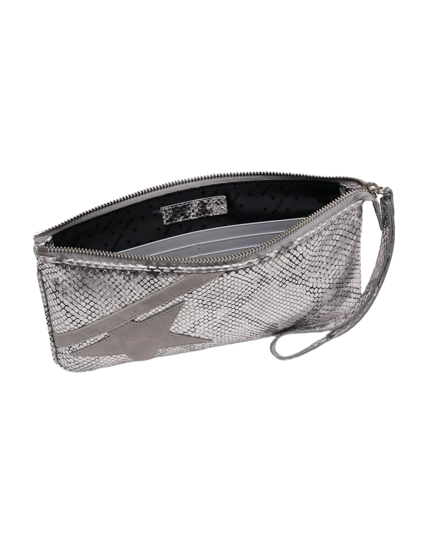 Women | Star Wrist Wallet Silver Printed Python Lam - Image 3