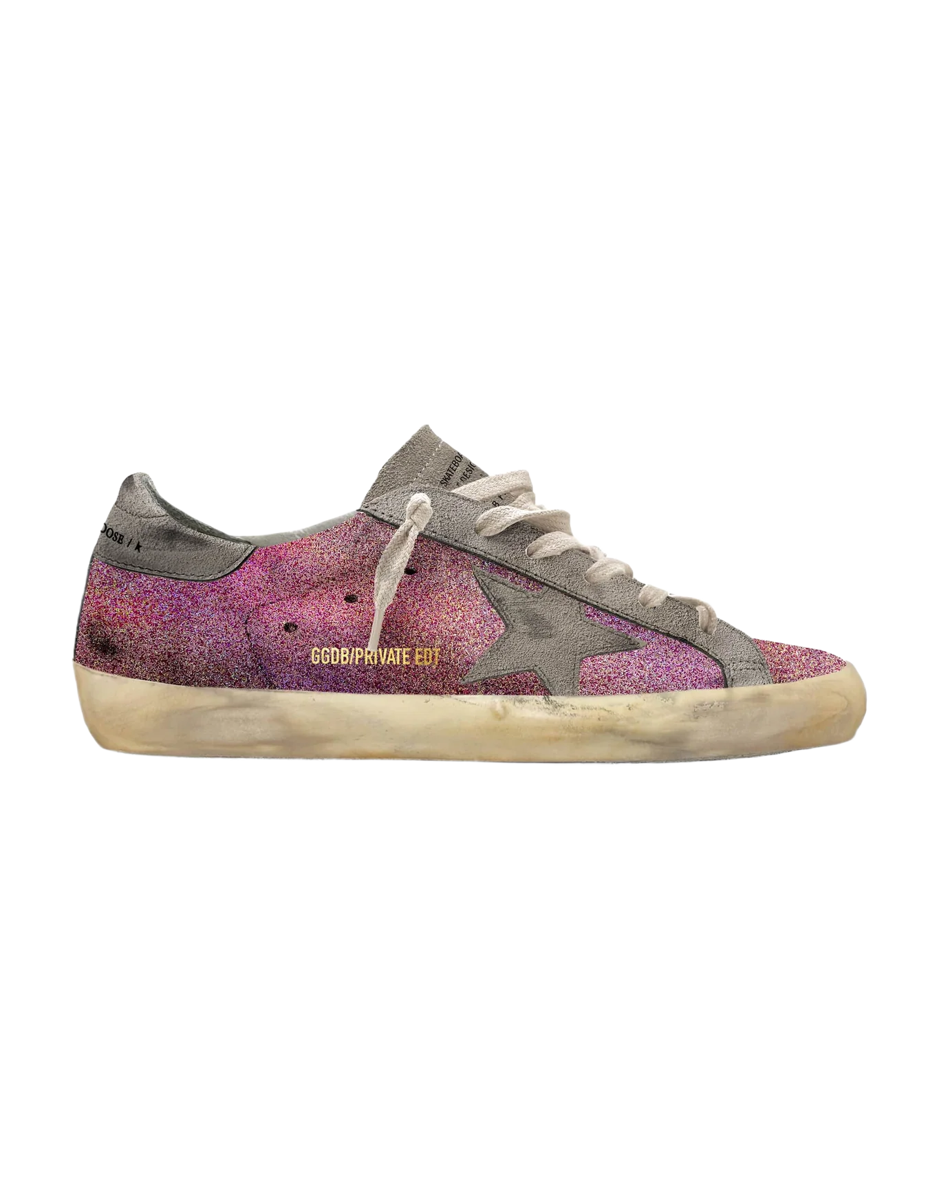 Women | Super-Star Fucsia Glitter & Dirty Ice Suede | Fucsia x Dirty Ice - Image 2