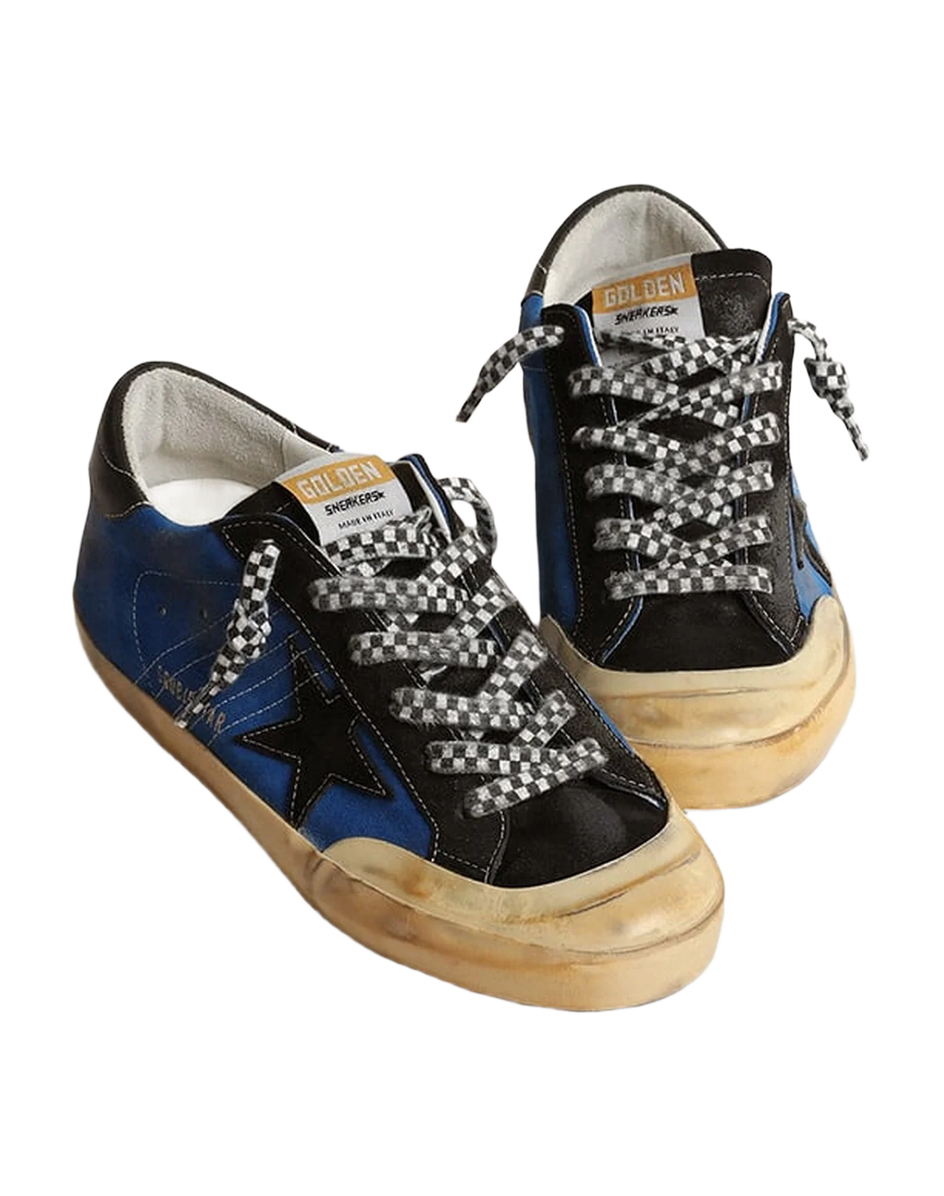 Women | Super-Star Penstar Bluette Suede with Black Details | Bluette x Black - Image 8