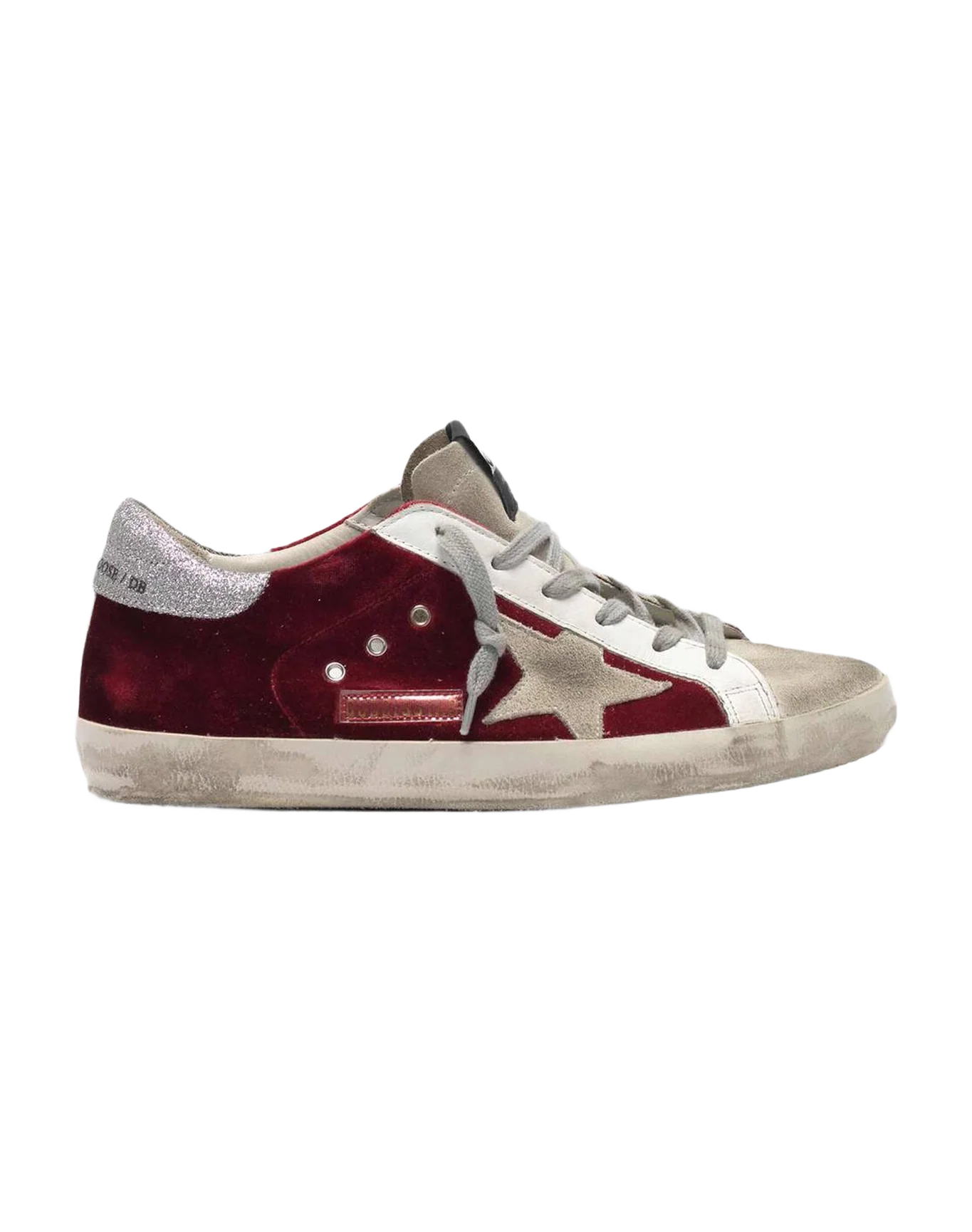 Women | Super-Star Sneakers Velvet with Glittery Heel Tab - Image 3