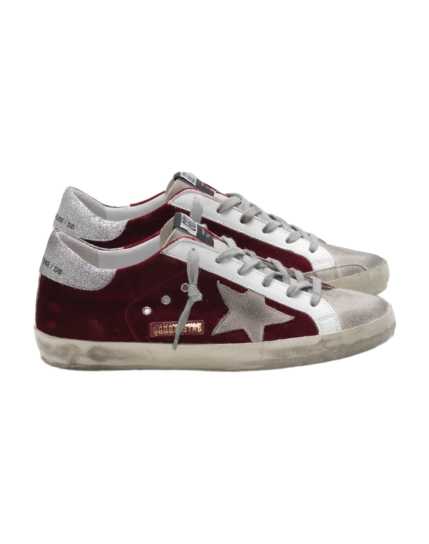 Women | Super-Star Sneakers Velvet with Glittery Heel Tab - Image 5
