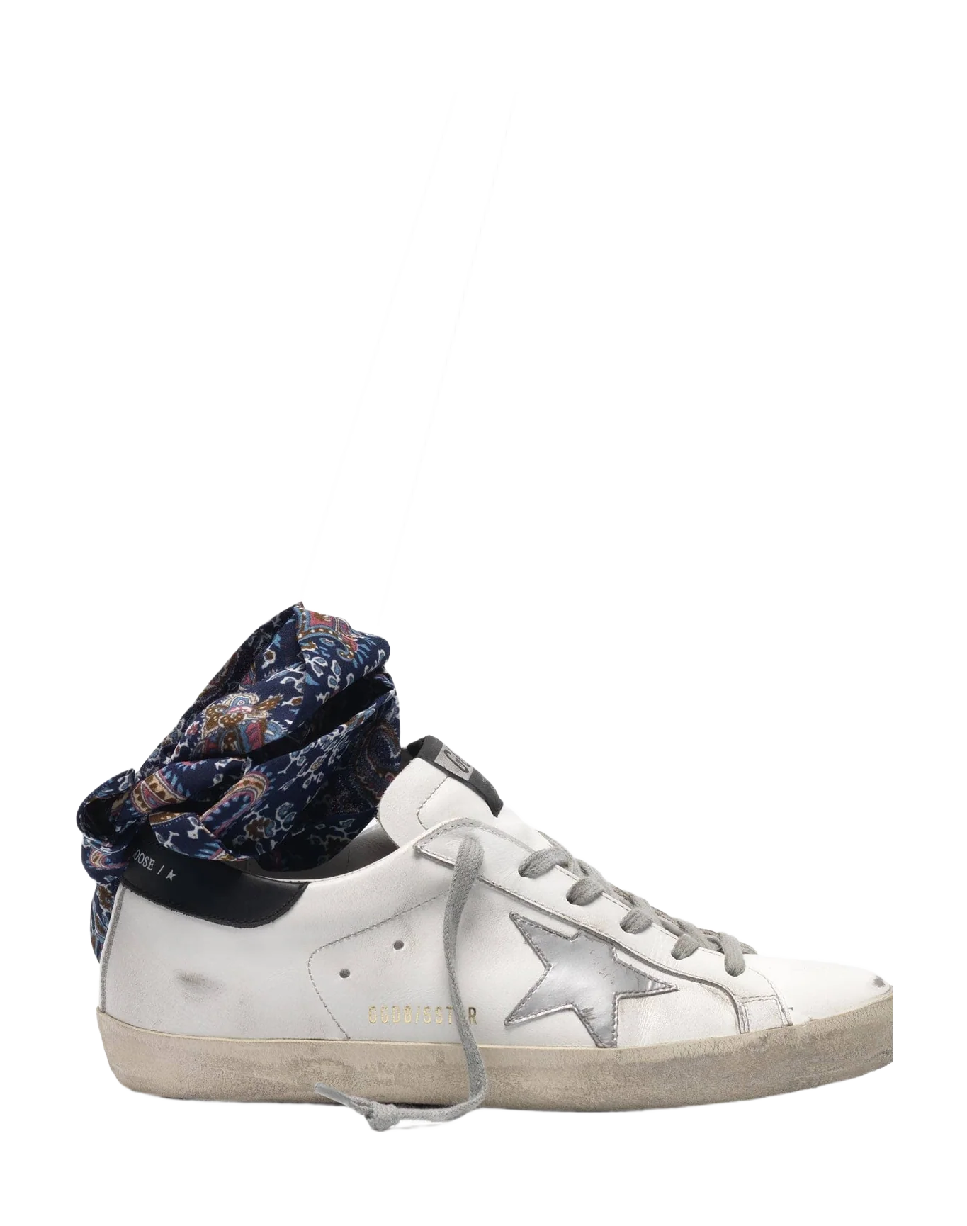 Women | Super-Star Sneakers with Bandana Insert On The Ankle - Image 8