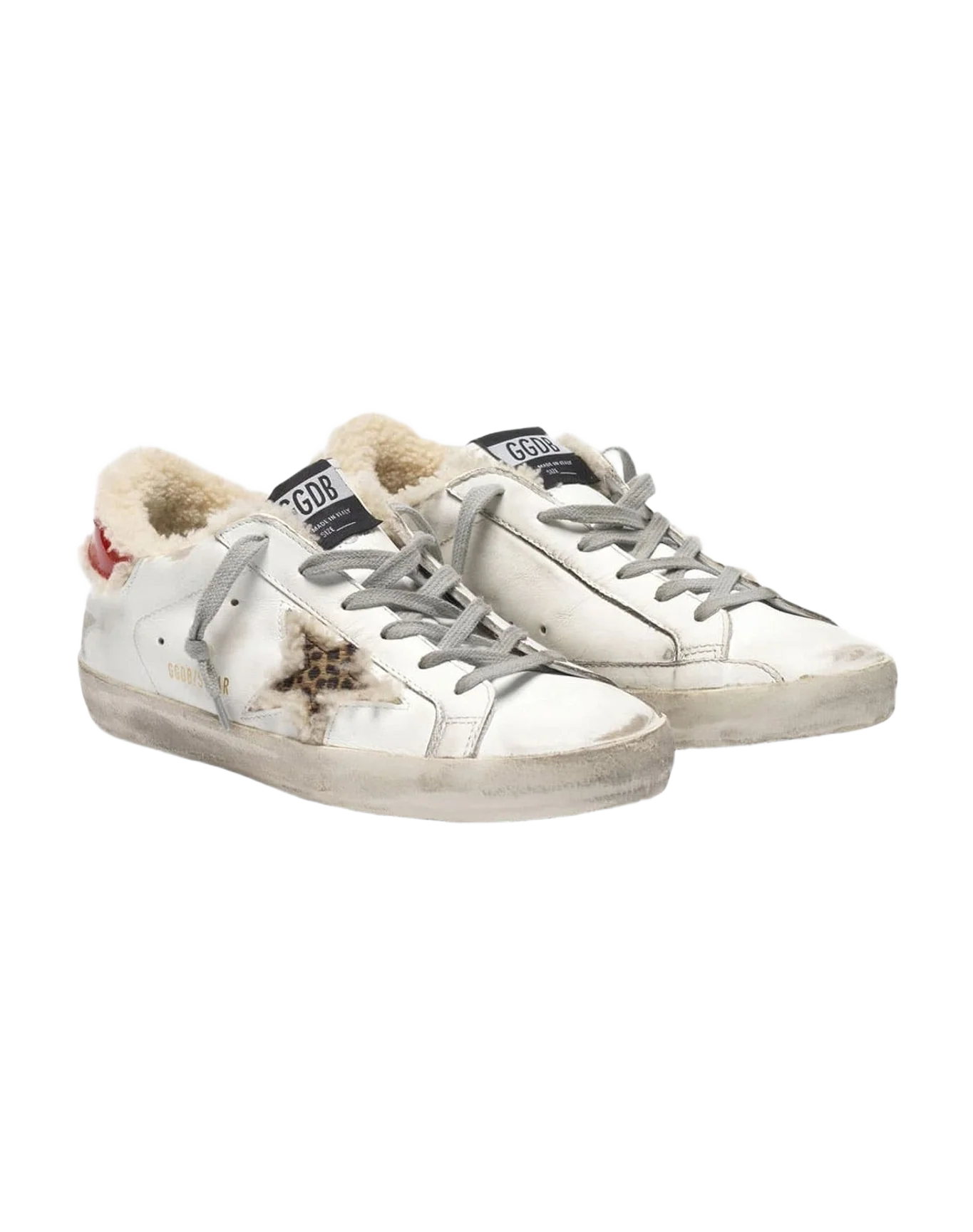 Women | Super-Star Sneakers with Pony Skin Star & Shearling Insert